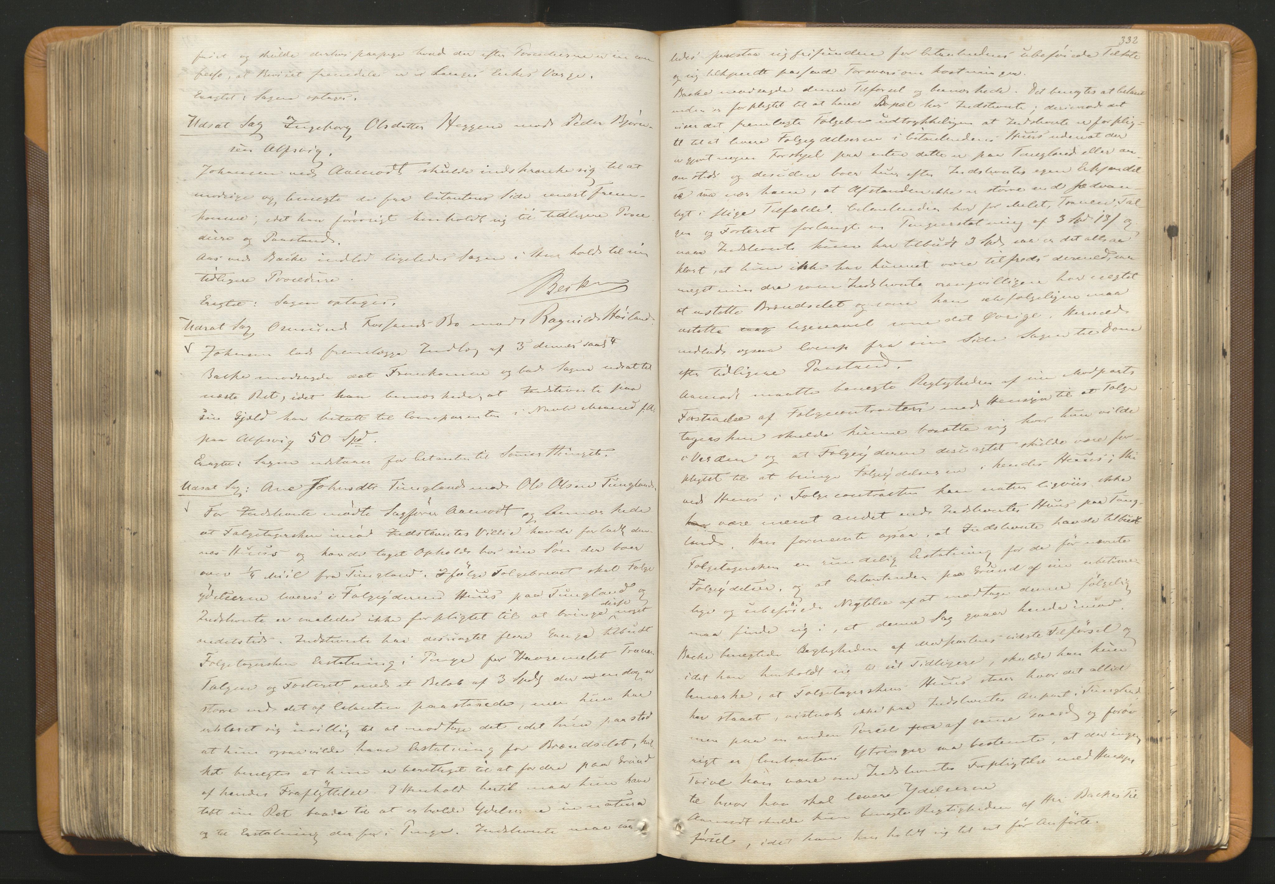 Karmsund sorenskriveri, AV/SAST-A-100311/01/I/IA/IAB/L0006: TINGBOK, 1861-1869, p. 331b-332a