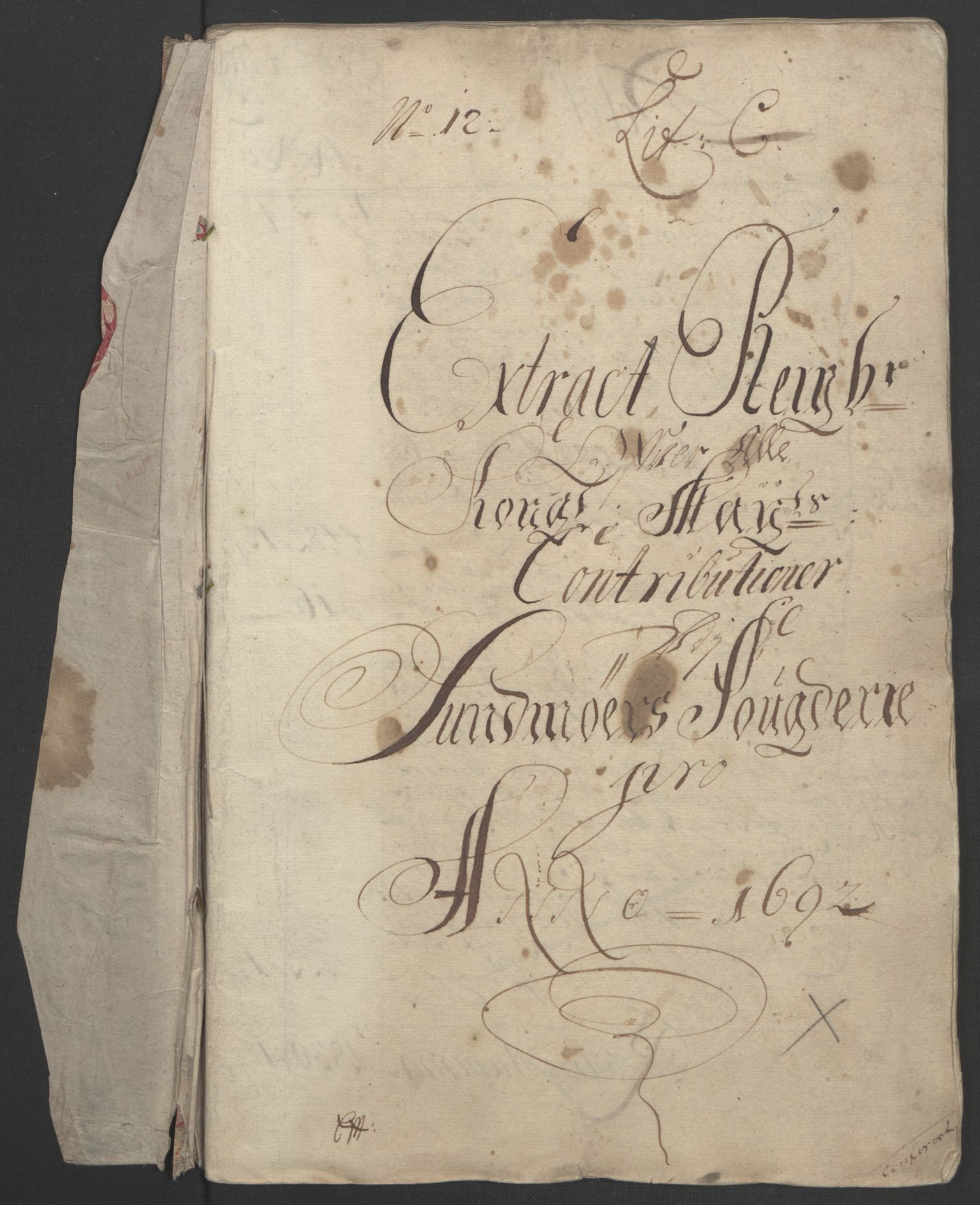 Rentekammeret inntil 1814, Reviderte regnskaper, Fogderegnskap, RA/EA-4092/R54/L3554: Fogderegnskap Sunnmøre, 1691-1693, p. 125