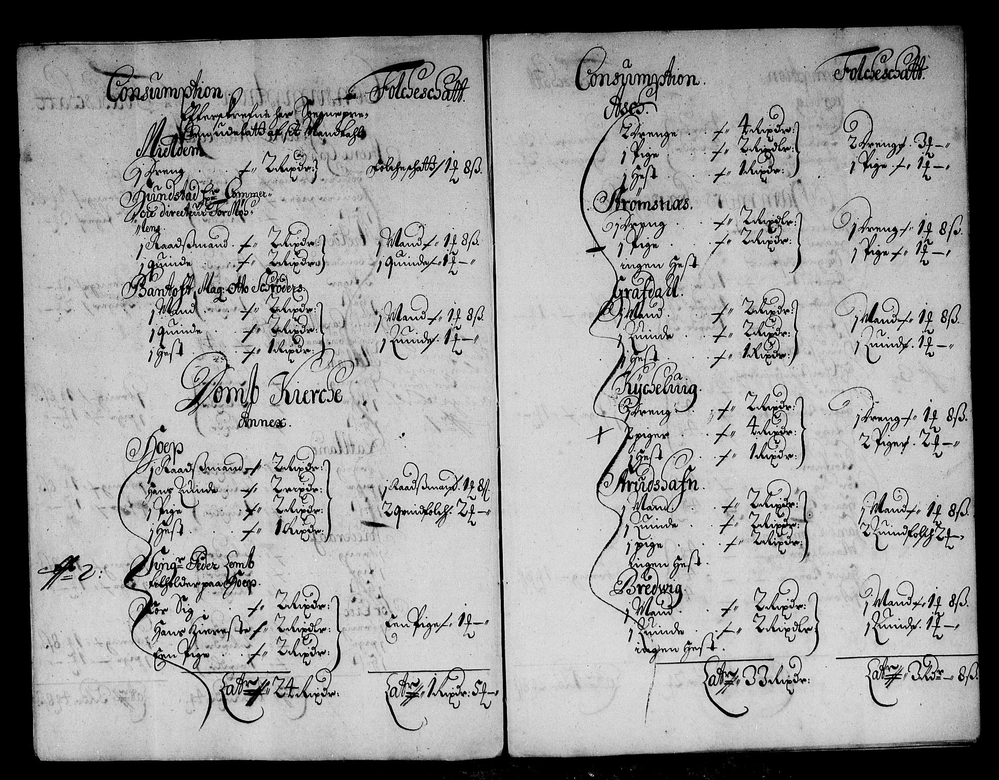 Rentekammeret inntil 1814, Reviderte regnskaper, Stiftamtstueregnskaper, Bergen stiftamt, RA/EA-6043/R/Rc/L0089: Bergen stiftamt, 1688-1689