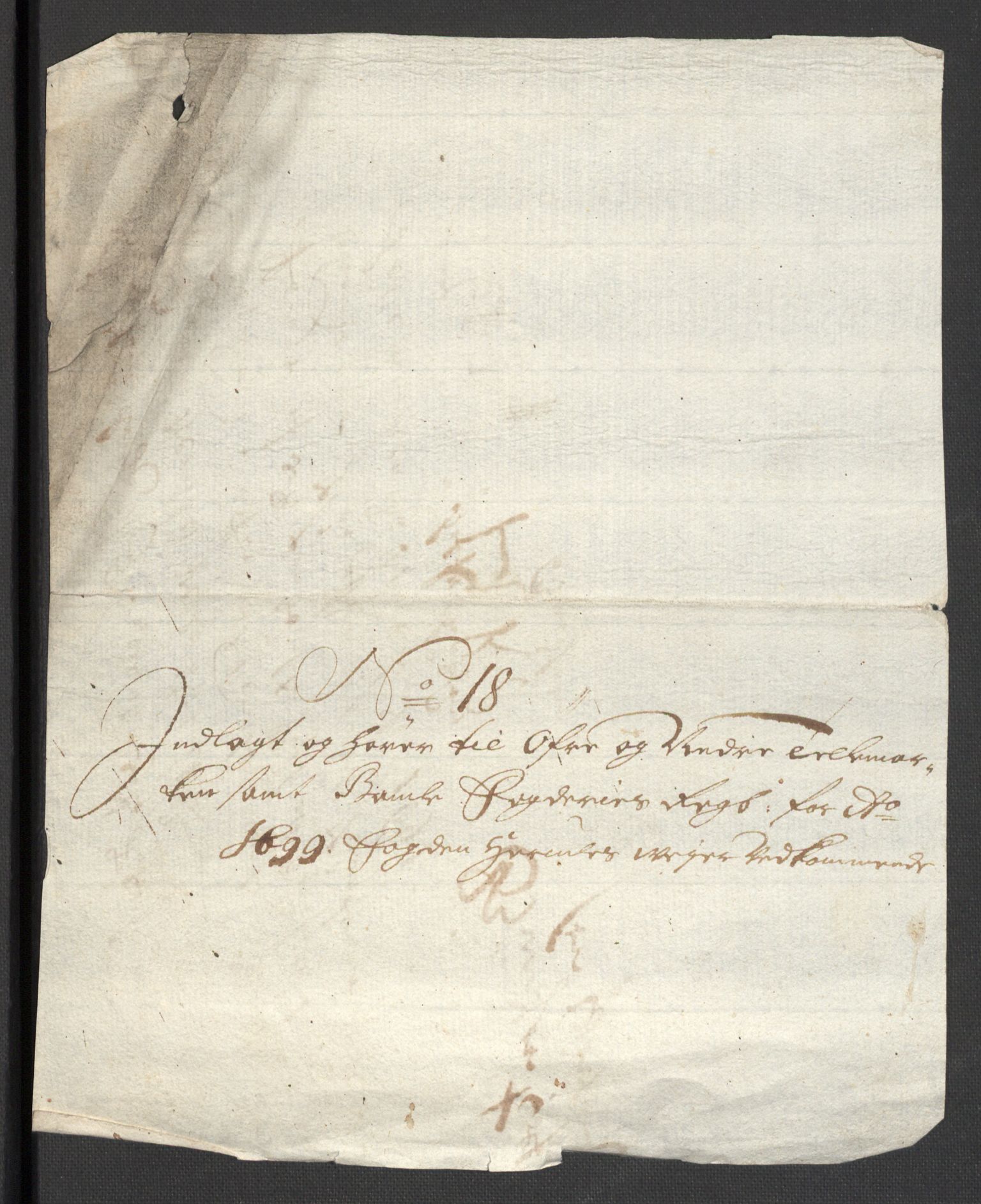 Rentekammeret inntil 1814, Reviderte regnskaper, Fogderegnskap, RA/EA-4092/R36/L2101: Fogderegnskap Øvre og Nedre Telemark og Bamble, 1699, p. 259