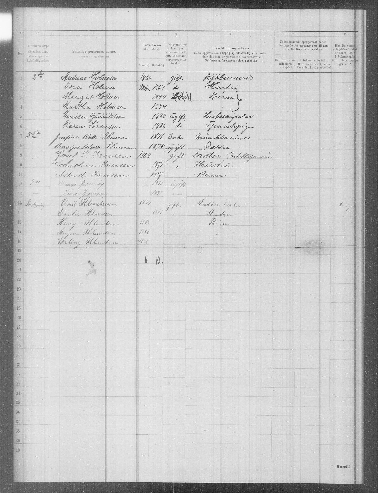 OBA, Municipal Census 1902 for Kristiania, 1902, p. 10269