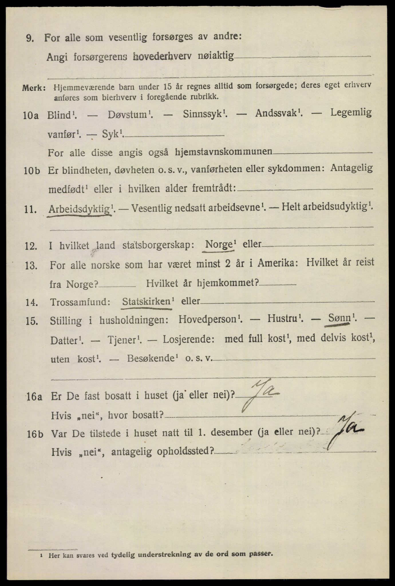 SAKO, 1920 census for Ål, 1920, p. 4587