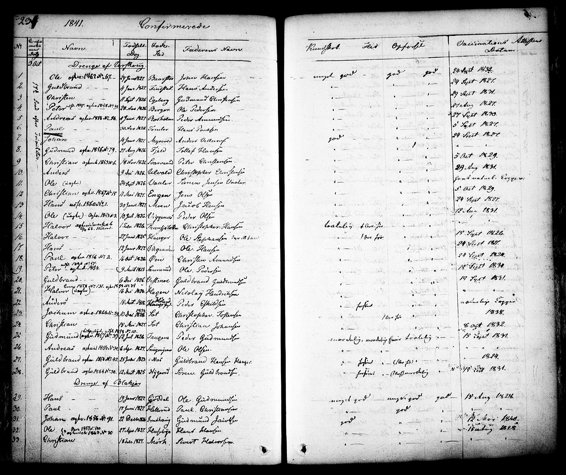 Aurskog prestekontor Kirkebøker, SAO/A-10304a/F/Fa/L0006: Parish register (official) no. I 6, 1829-1853, p. 234