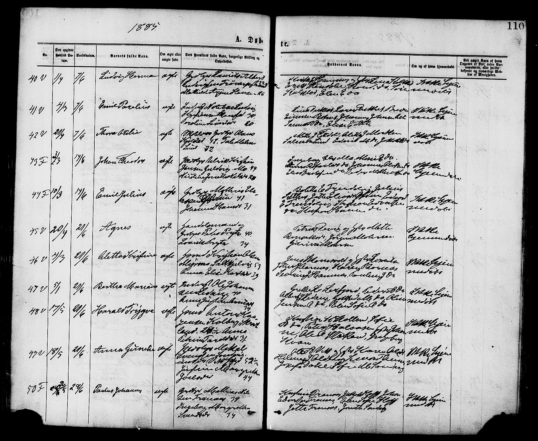 Ministerialprotokoller, klokkerbøker og fødselsregistre - Nord-Trøndelag, AV/SAT-A-1458/773/L0616: Parish register (official) no. 773A07, 1870-1887, p. 110