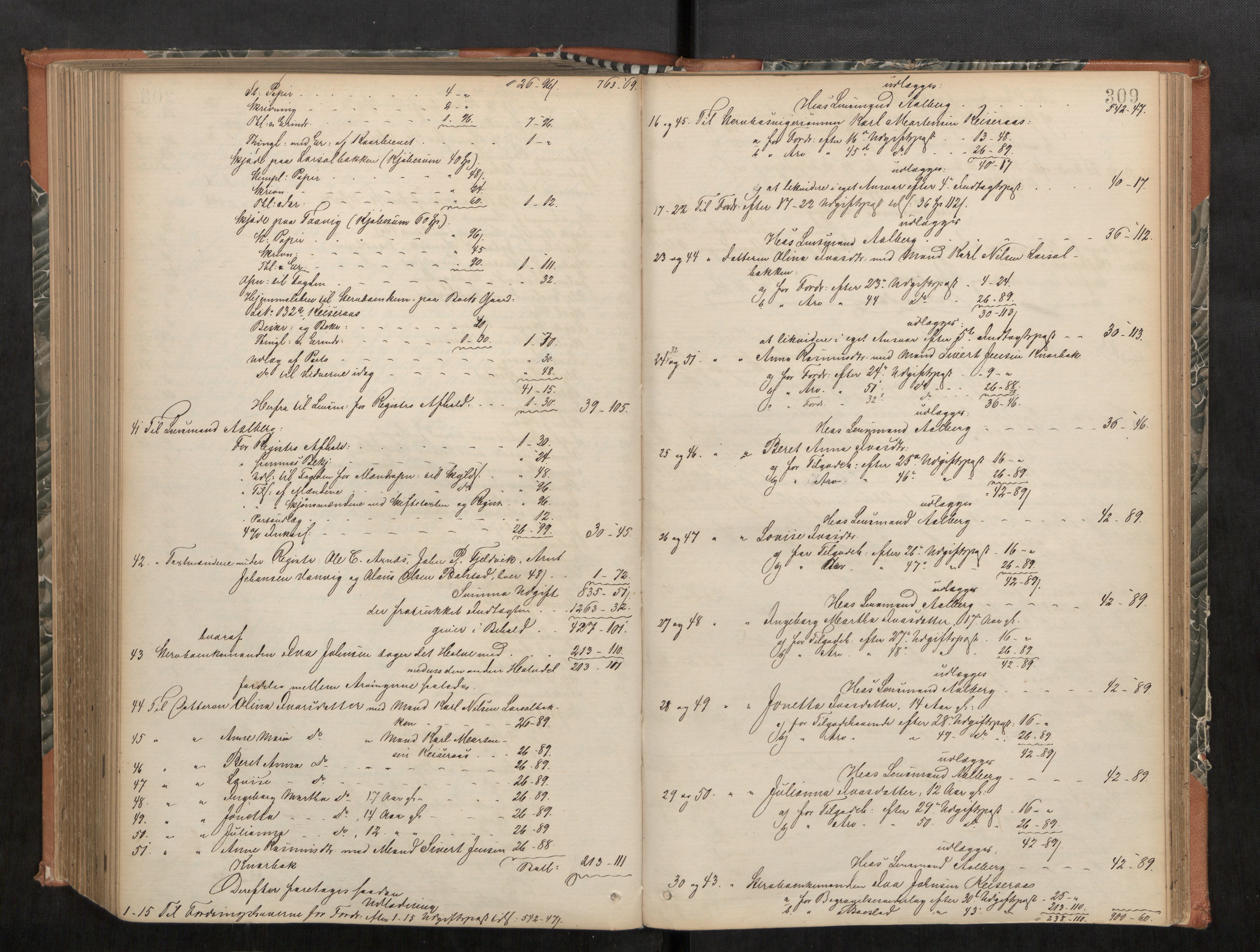 Stjør- og Verdal sorenskriveri, AV/SAT-A-4167/1/3/3A/L0043: Skifteslutningsprotokoll, 1871-1877, p. 309