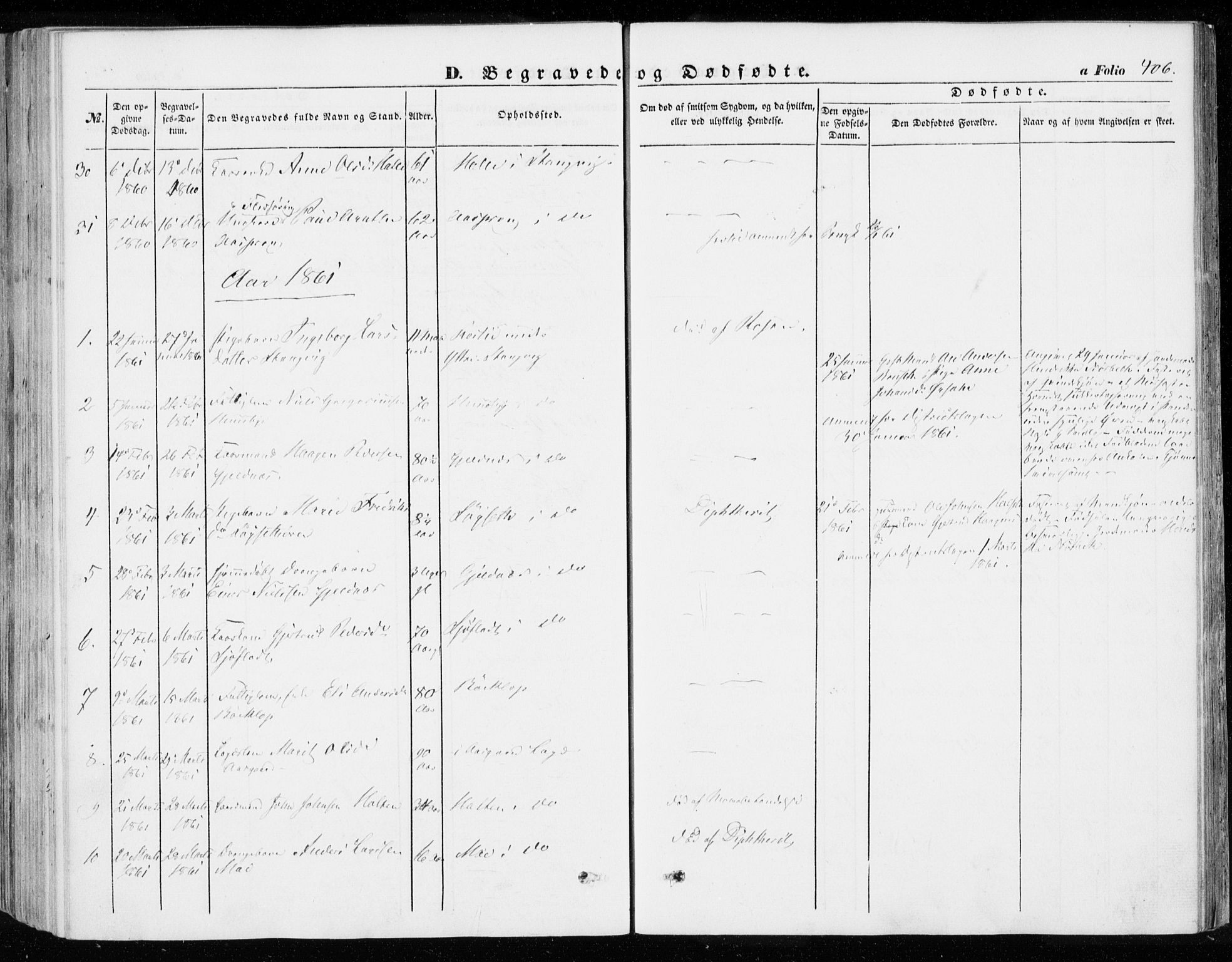 Ministerialprotokoller, klokkerbøker og fødselsregistre - Møre og Romsdal, SAT/A-1454/592/L1026: Parish register (official) no. 592A04, 1849-1867, p. 406