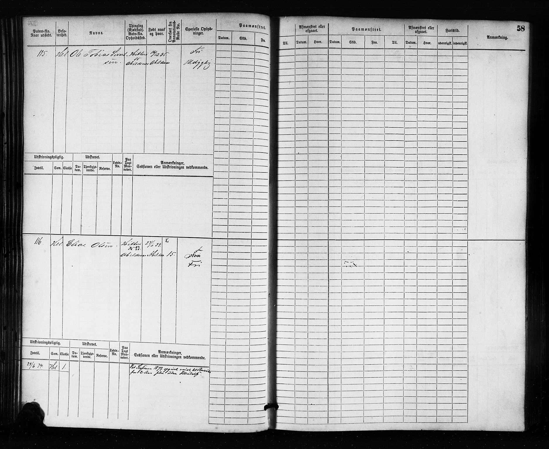 Flekkefjord mønstringskrets, AV/SAK-2031-0018/F/Fb/L0001: Hovedrulle nr 1-764, N-4, 1868-1900, p. 59