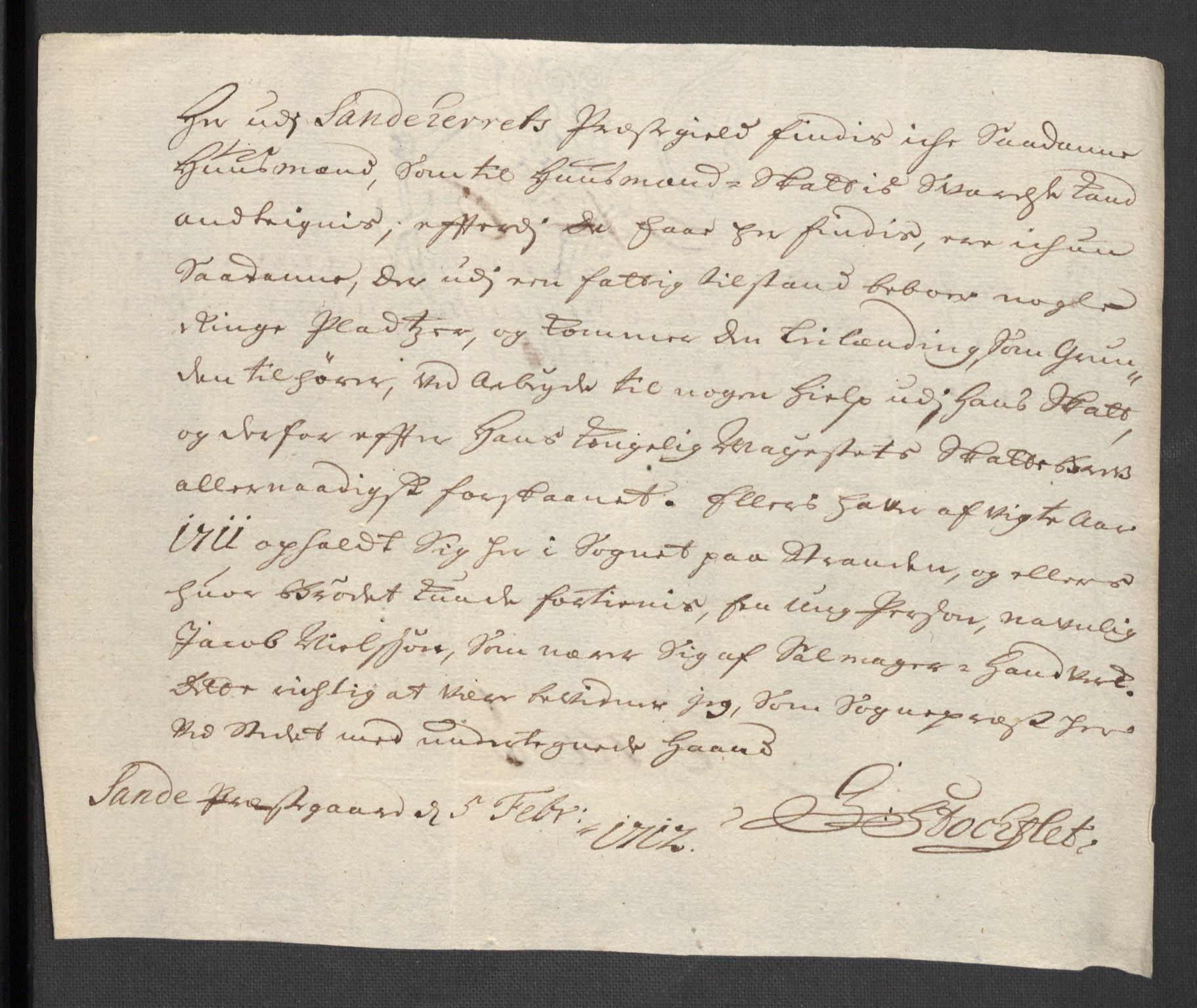 Rentekammeret inntil 1814, Reviderte regnskaper, Fogderegnskap, AV/RA-EA-4092/R33/L1983: Fogderegnskap Larvik grevskap, 1711, p. 159