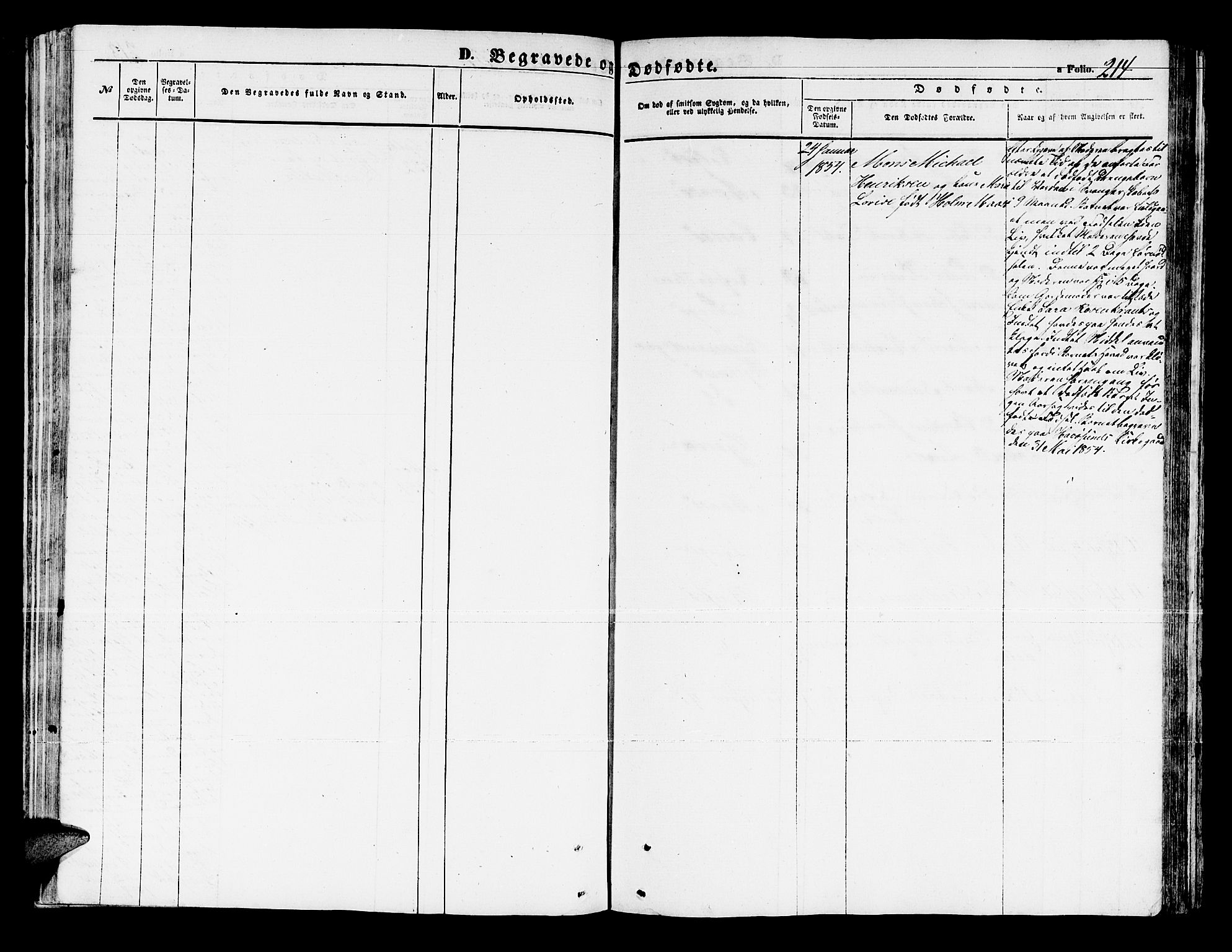 Måsøy sokneprestkontor, AV/SATØ-S-1348/H/Hb/L0001klokker: Parish register (copy) no. 1, 1852-1877, p. 214