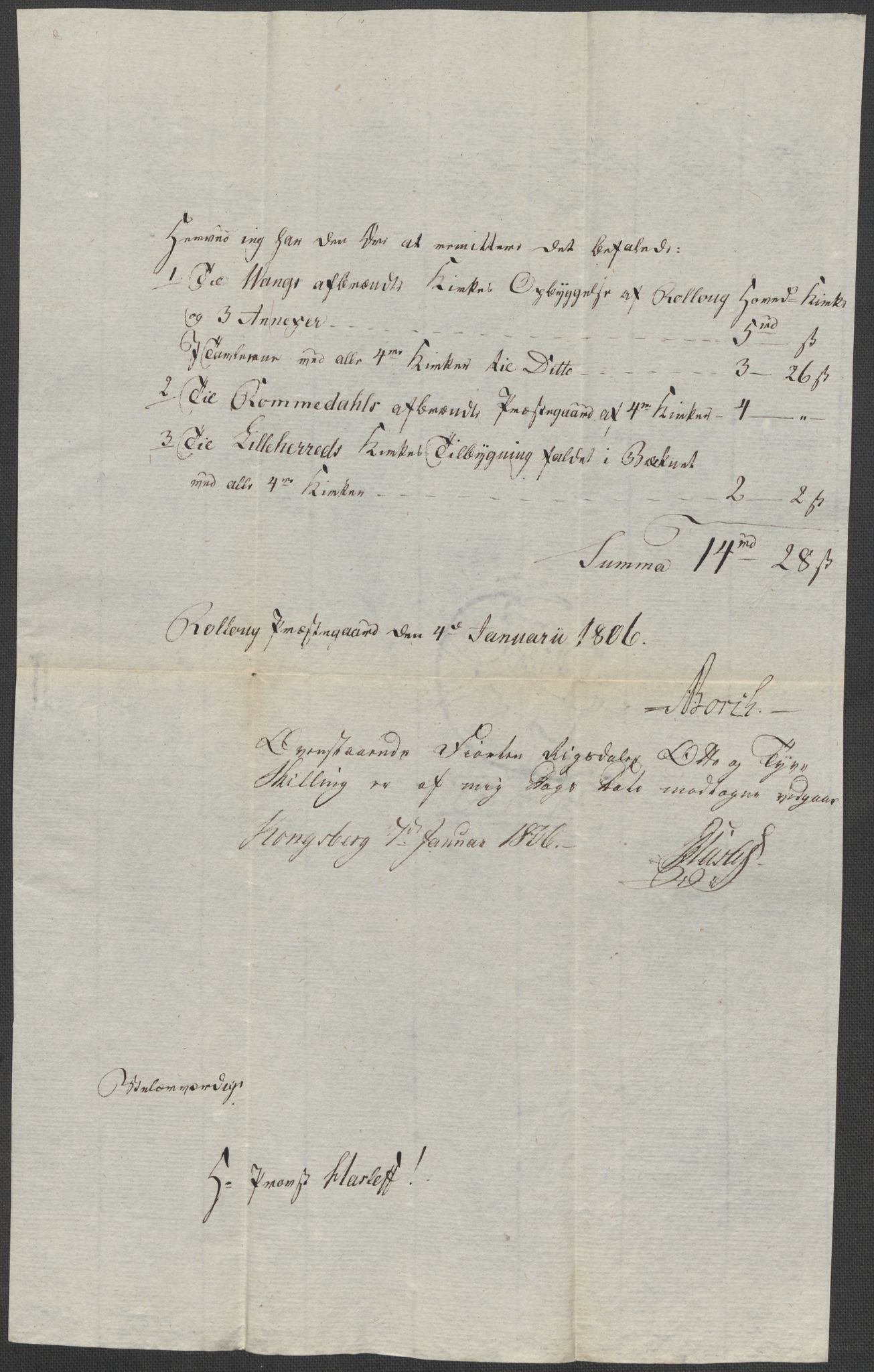 Riksarkivets diplomsamling, AV/RA-EA-5965/F15/L0019: Prestearkiv - Buskerud og Telemark, 1618-1841, p. 35
