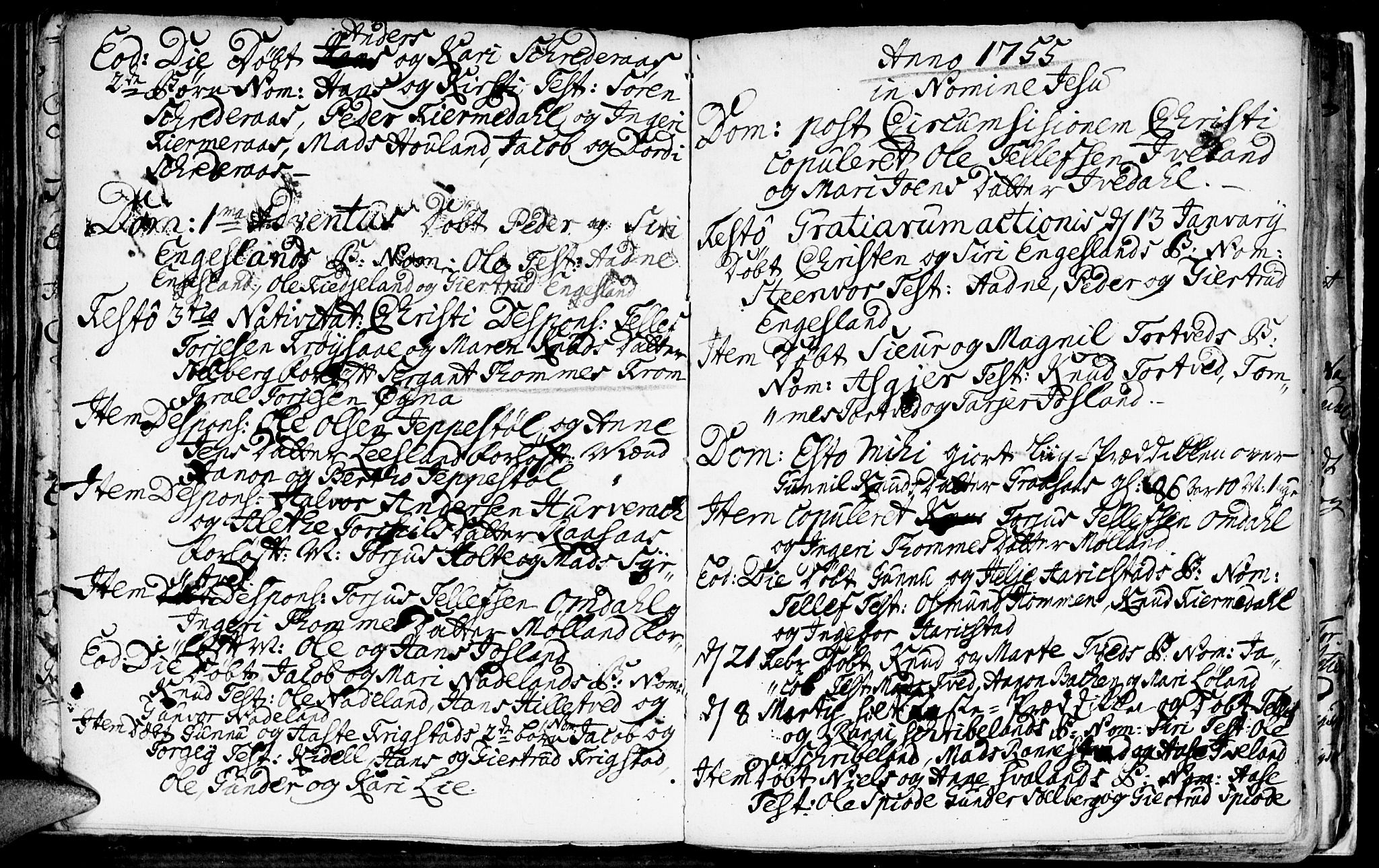 Evje sokneprestkontor, AV/SAK-1111-0008/F/Fa/Fac/L0001: Parish register (official) no. A 1, 1705-1764, p. 291-292