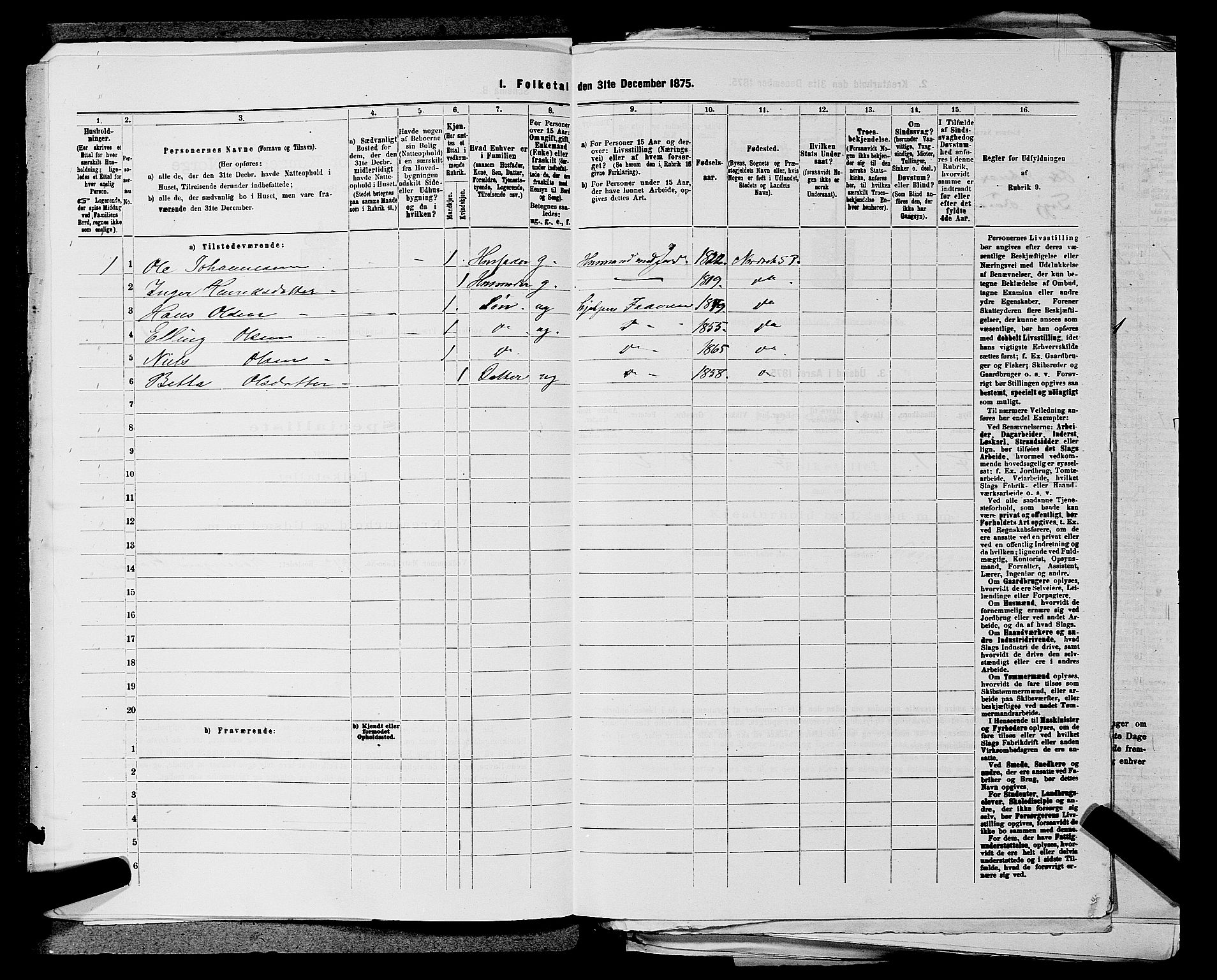 SAKO, 1875 census for 0613L Norderhov/Norderhov, Haug og Lunder, 1875, p. 380