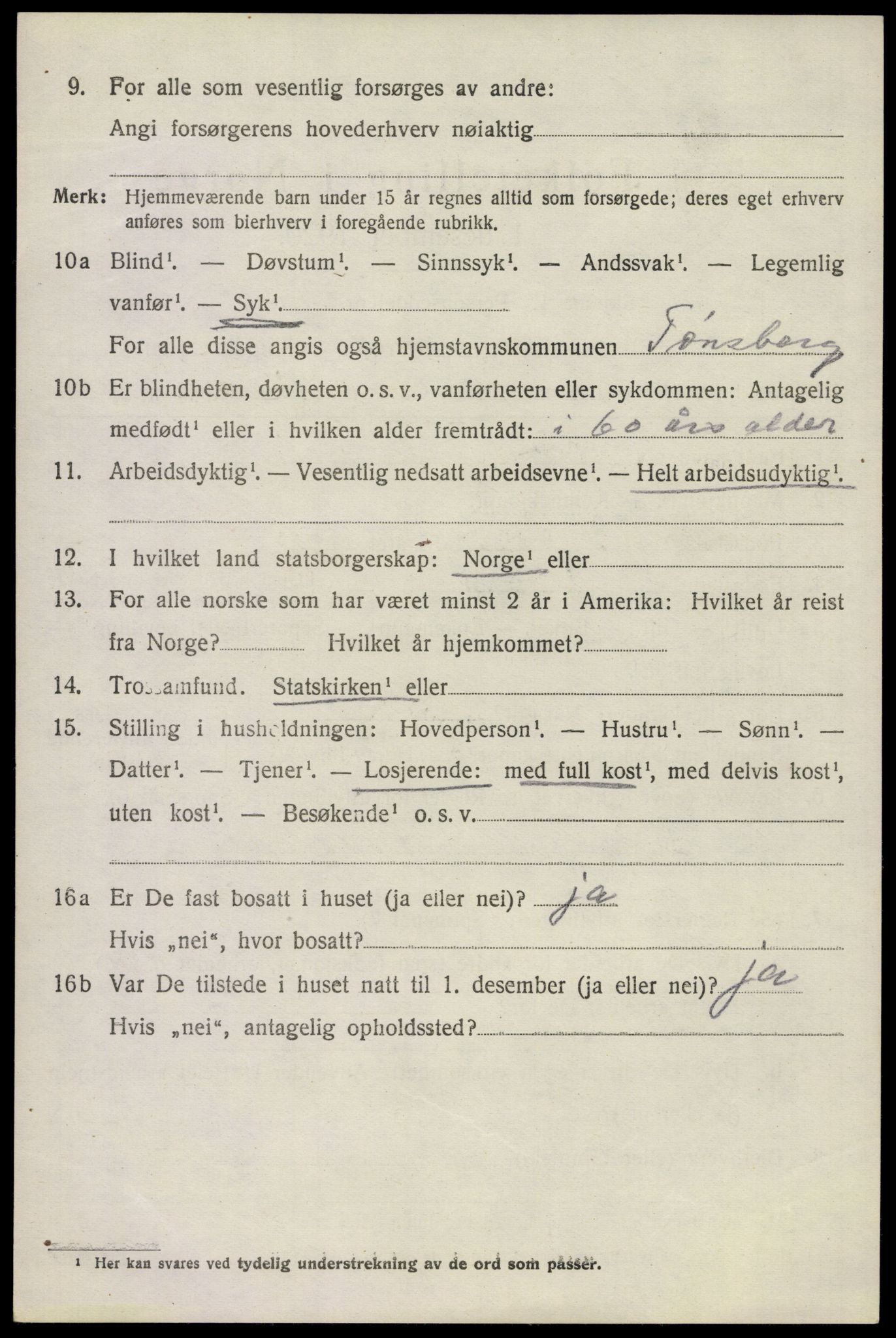 SAKO, 1920 census for Sem, 1920, p. 3572