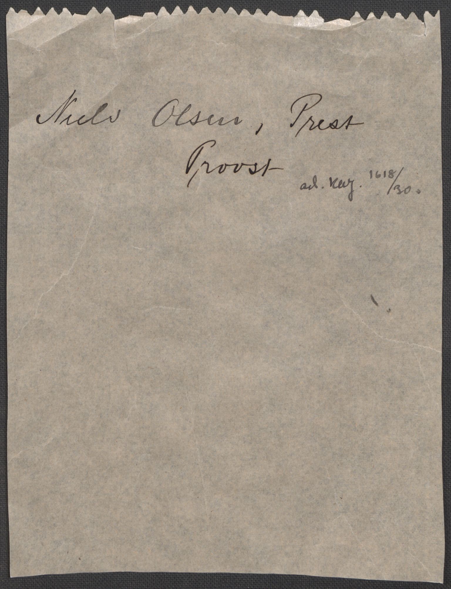 Riksarkivets diplomsamling, AV/RA-EA-5965/F15/L0029: Prestearkiv - Telemark, 1601-1793, p. 13