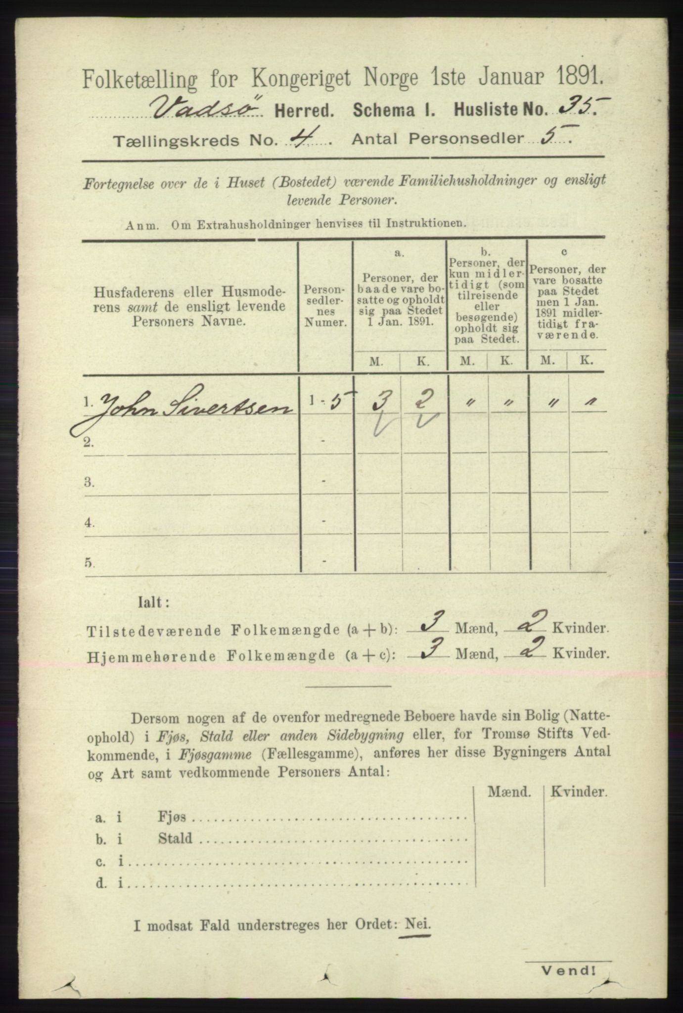 RA, 1891 census for 2029 Vadsø, 1891, p. 1178