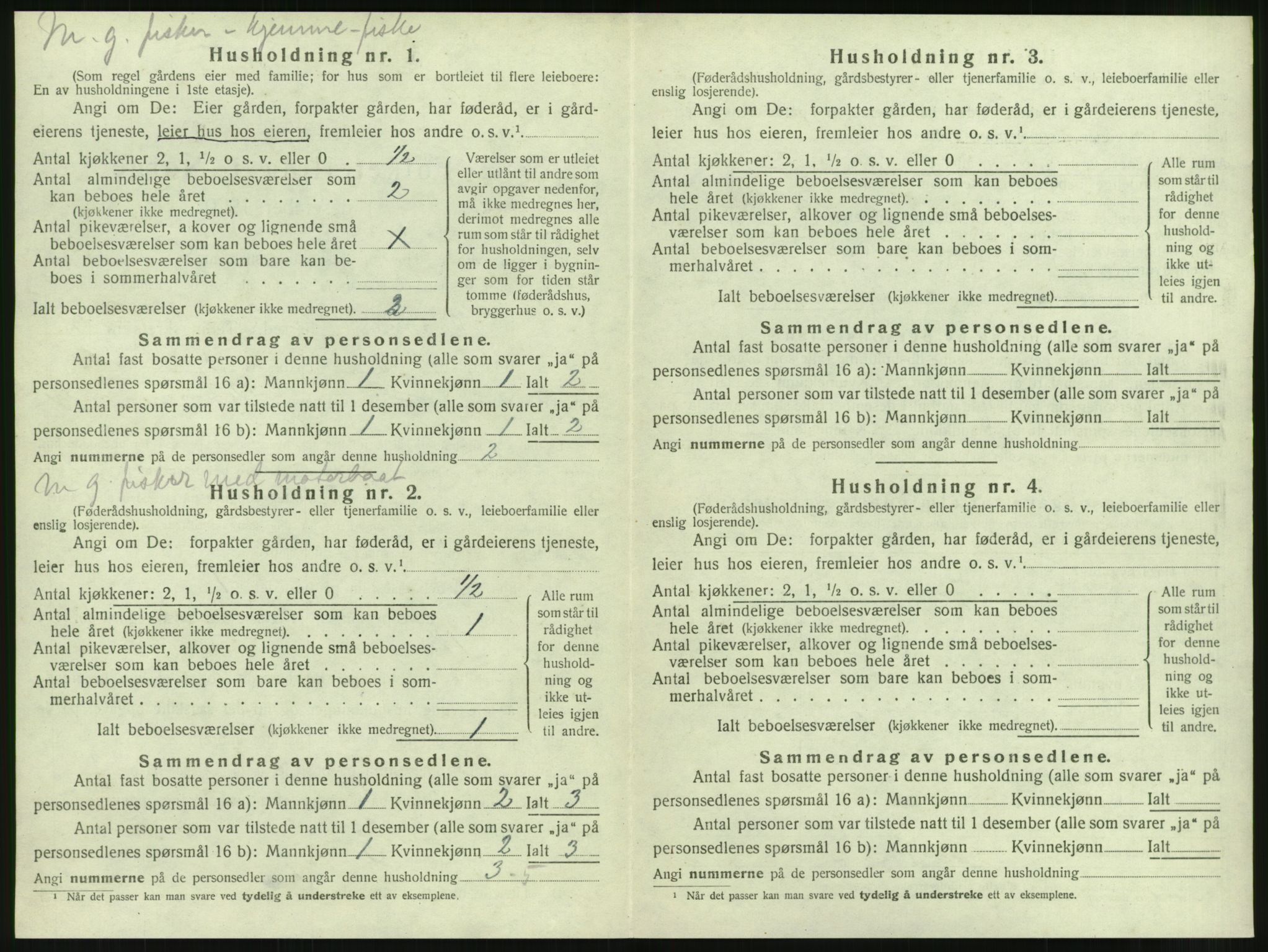 SAT, 1920 census for Brattvær, 1920, p. 125