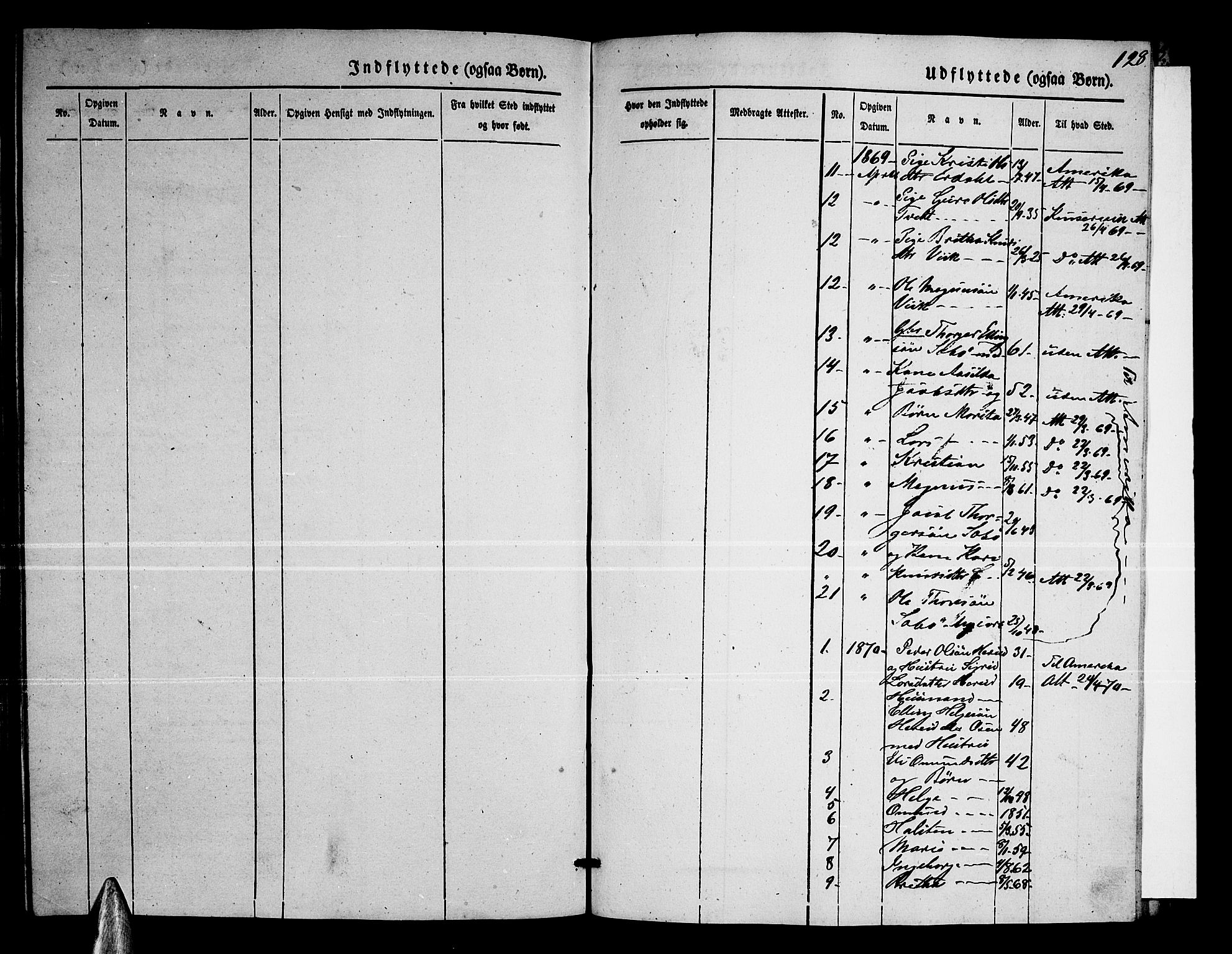 Ullensvang sokneprestembete, SAB/A-78701/H/Hab: Parish register (copy) no. C 1, 1855-1871, p. 128