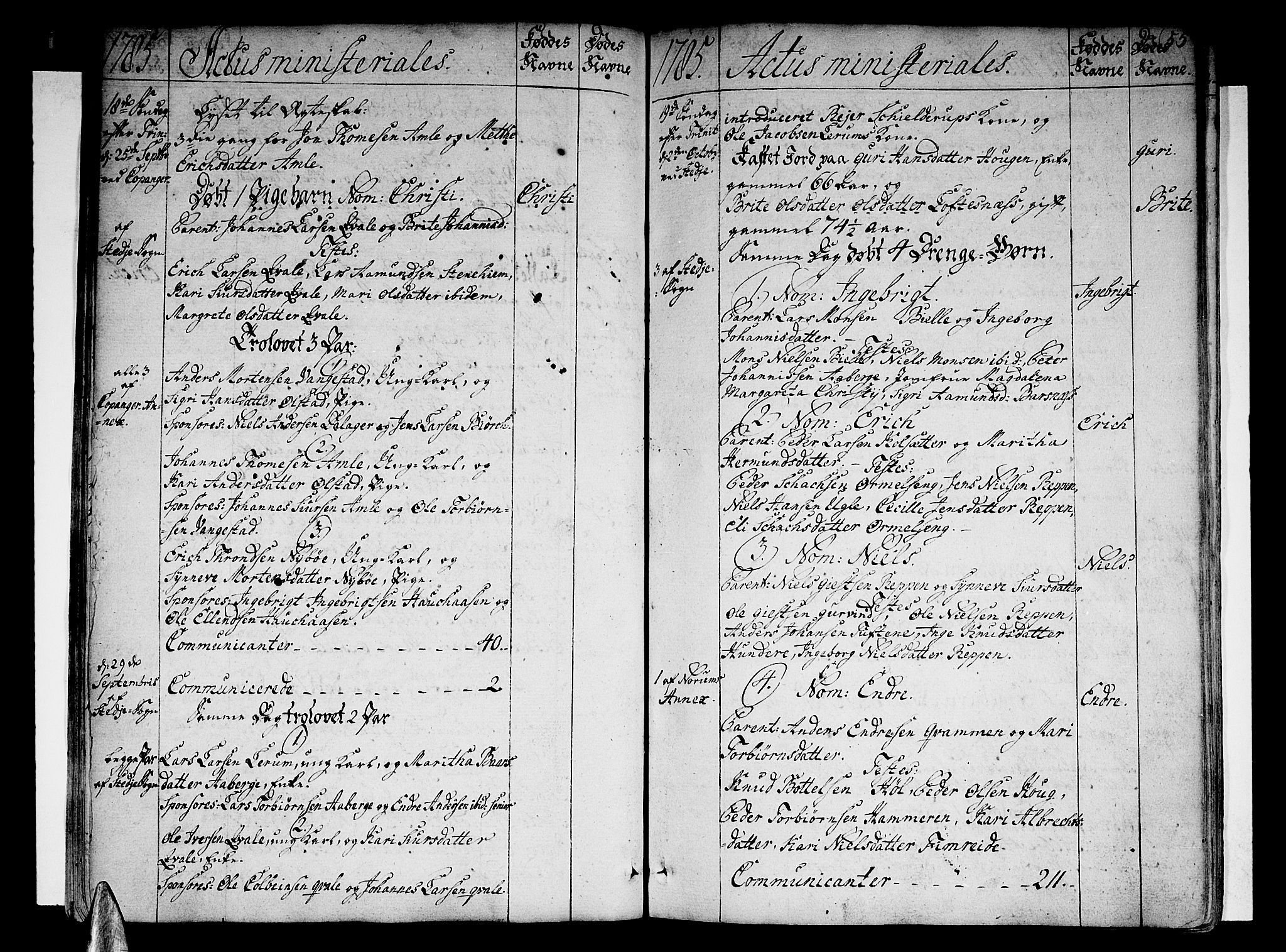 Sogndal sokneprestembete, SAB/A-81301/H/Haa/Haaa/L0007: Parish register (official) no. A 7, 1782-1795, p. 55