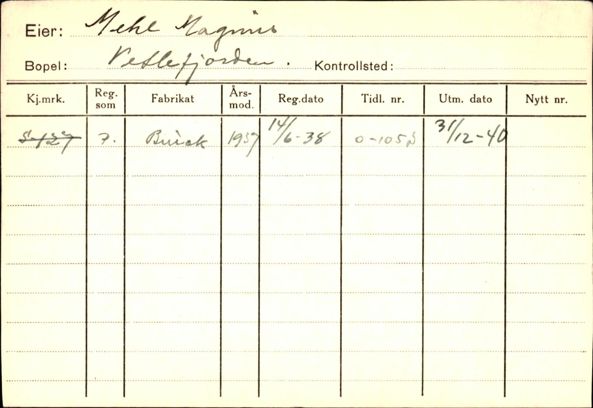 Statens vegvesen, Sogn og Fjordane vegkontor, AV/SAB-A-5301/4/F/L0132: Eigarregister Askvoll A-Å. Balestrand A-Å, 1945-1975, p. 2029