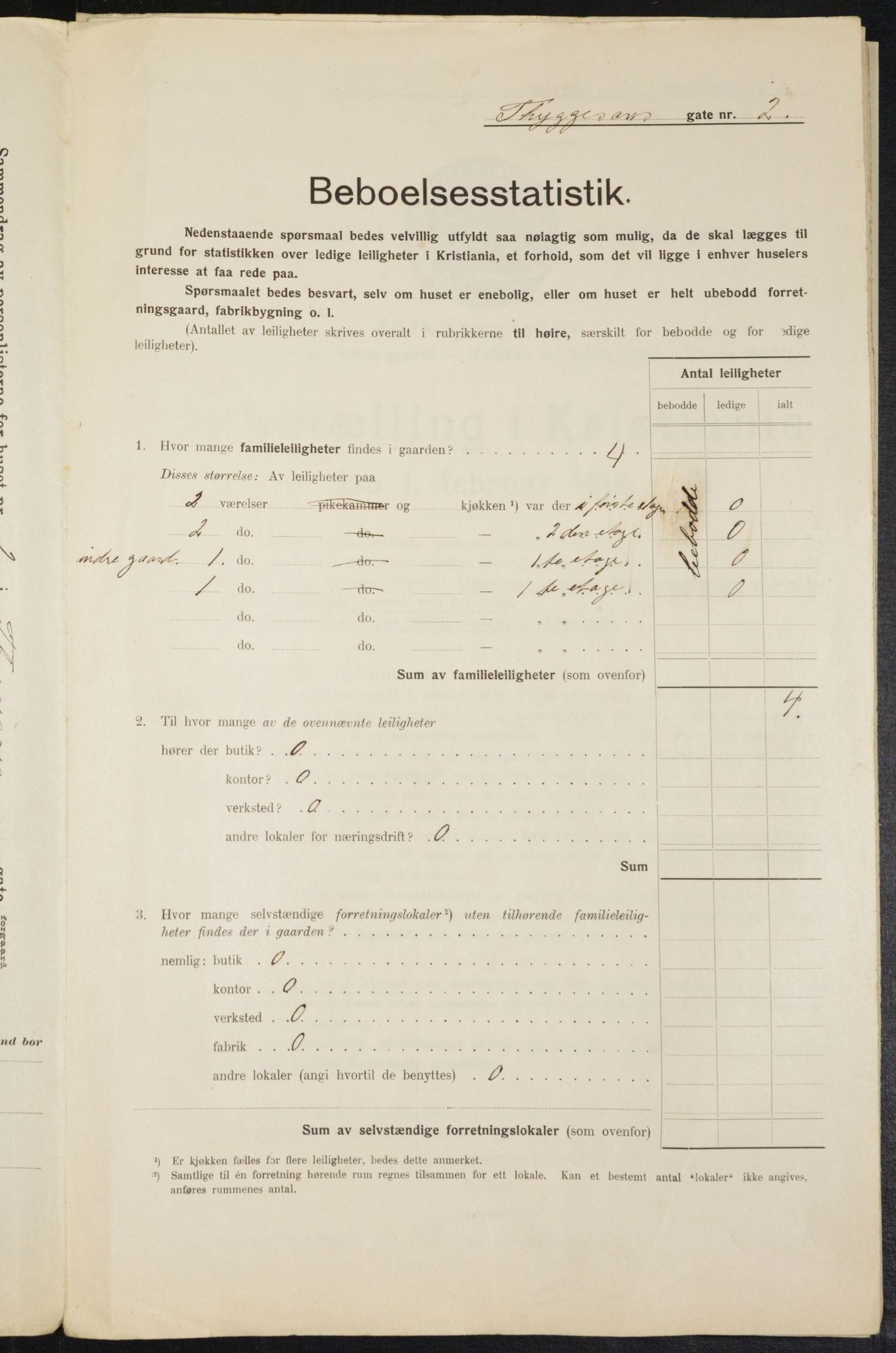 OBA, Municipal Census 1914 for Kristiania, 1914, p. 112234