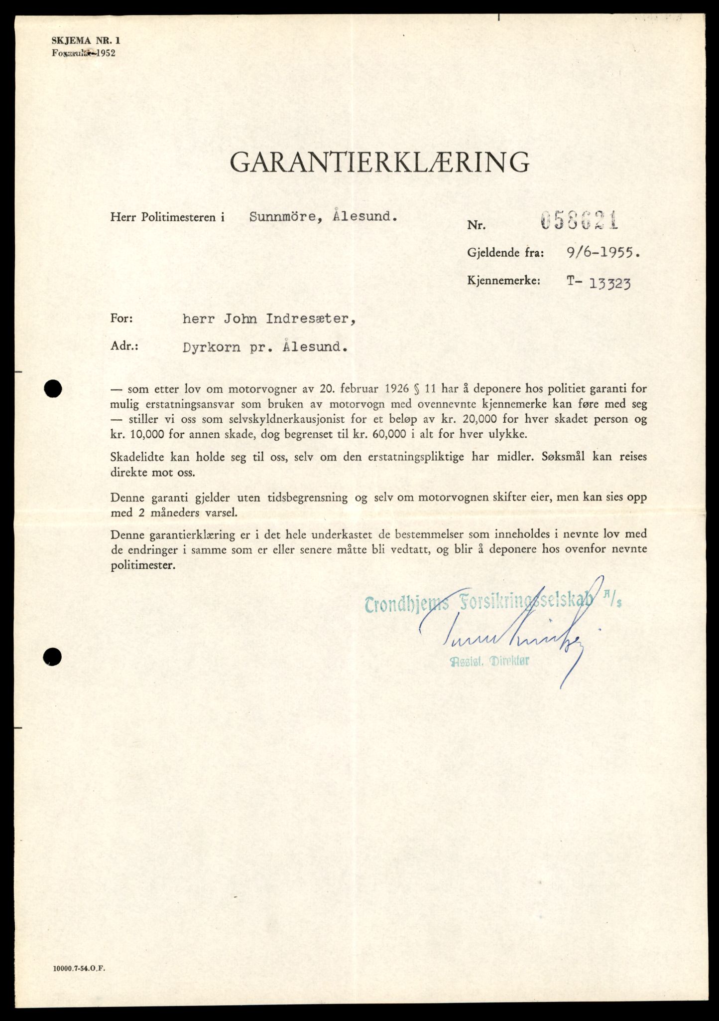 Møre og Romsdal vegkontor - Ålesund trafikkstasjon, AV/SAT-A-4099/F/Fe/L0038: Registreringskort for kjøretøy T 13180 - T 13360, 1927-1998, p. 2421
