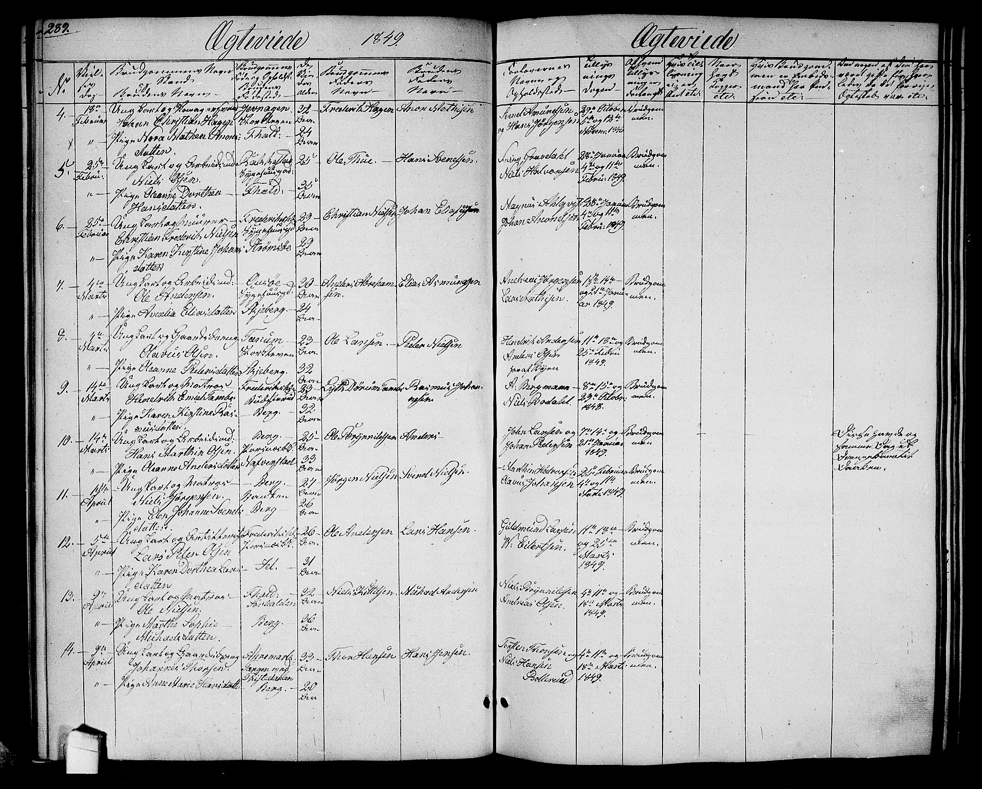 Halden prestekontor Kirkebøker, SAO/A-10909/G/Ga/L0004: Parish register (copy) no. 4, 1845-1854, p. 289