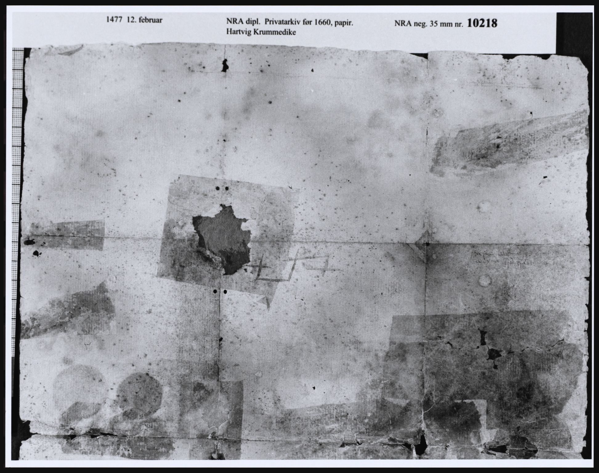 Riksarkivets diplomsamling, AV/RA-EA-5965/F21/F21d/F21dn/L0007: Dokumenter, 1445-1477, p. 18