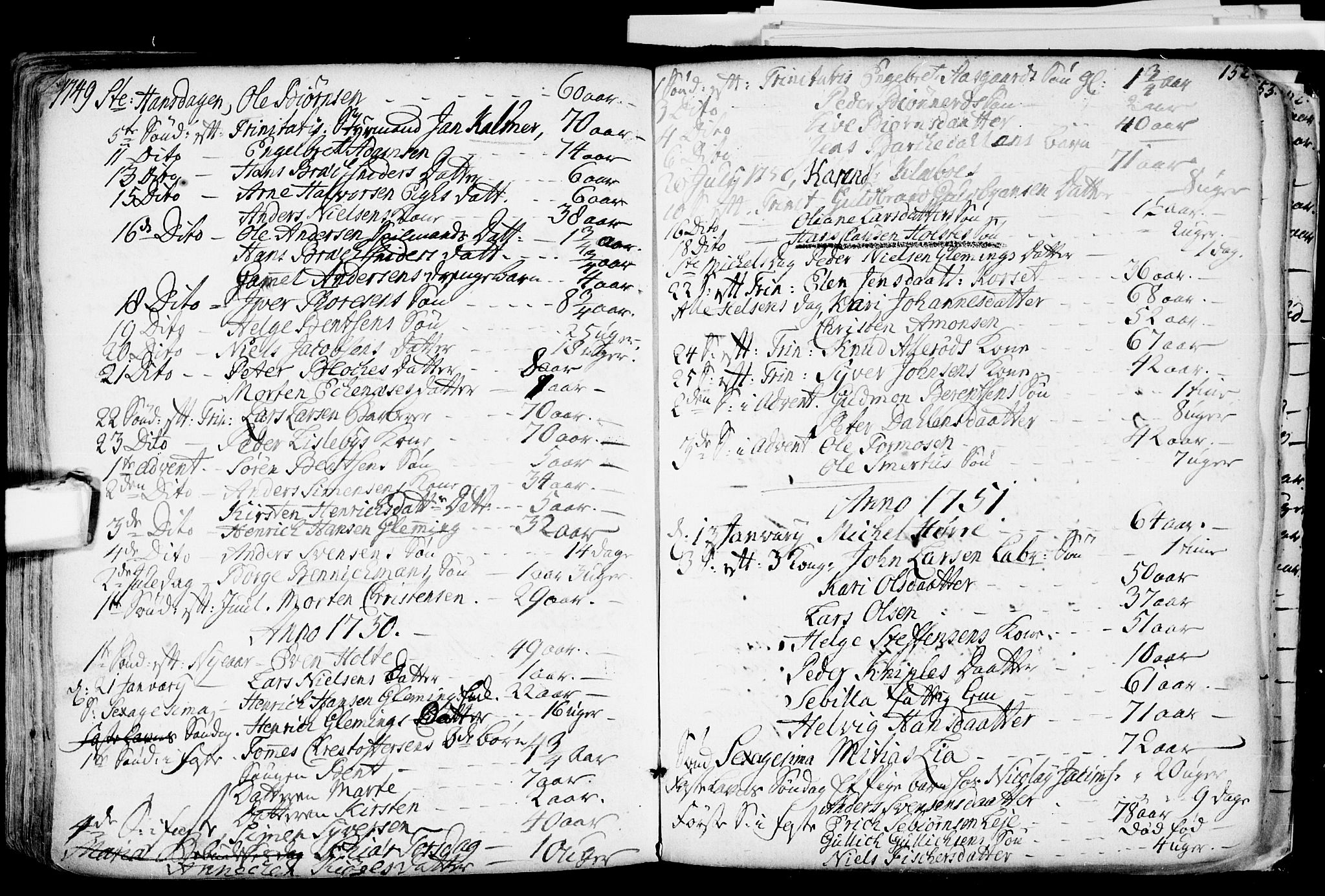 Glemmen prestekontor Kirkebøker, SAO/A-10908/F/Fa/L0001: Parish register (official) no. 1, 1733-1759, p. 152