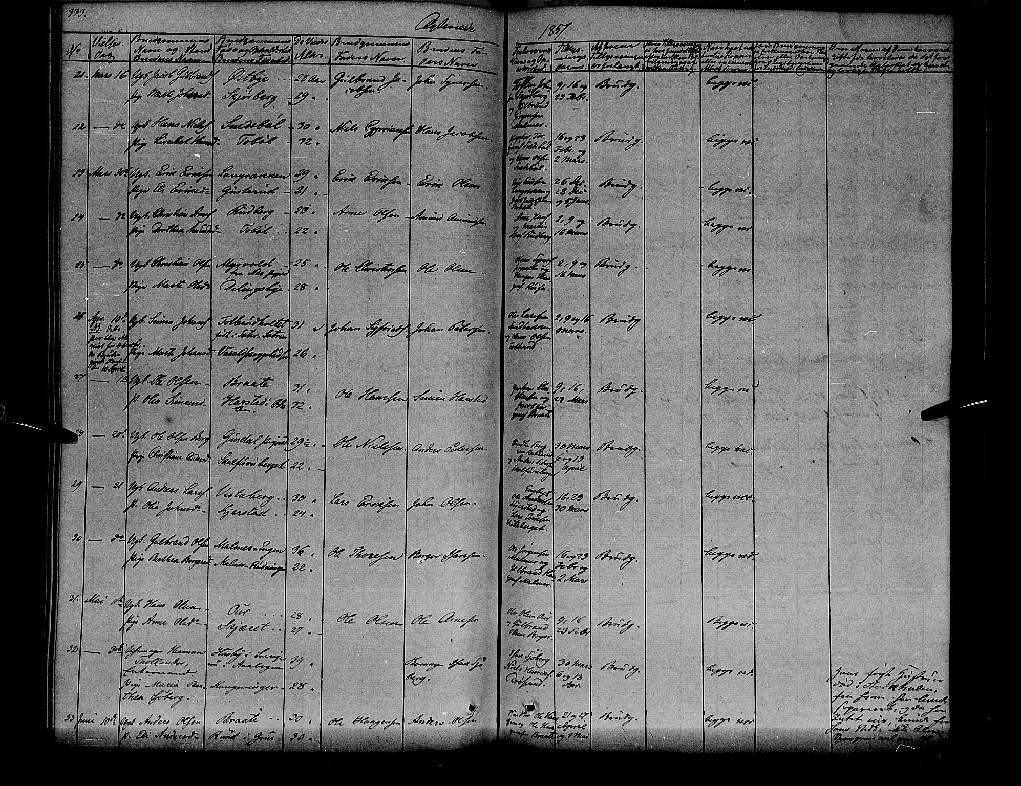 Vinger prestekontor, AV/SAH-PREST-024/H/Ha/Haa/L0009: Parish register (official) no. 9, 1847-1855, p. 333