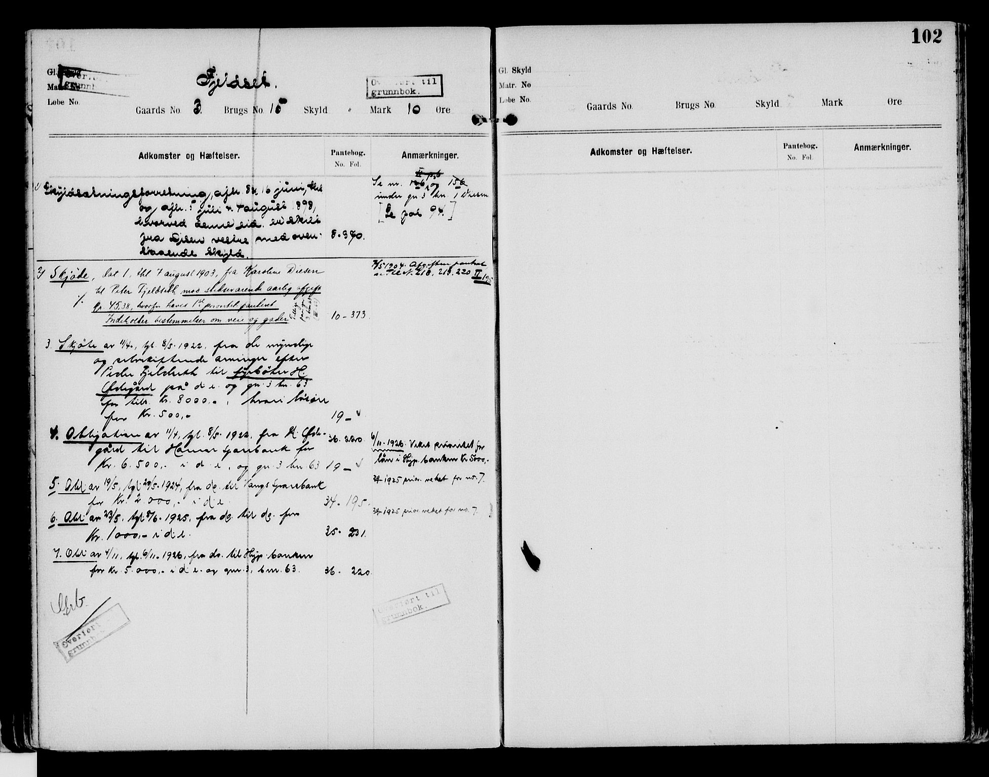 Nord-Hedmark sorenskriveri, SAH/TING-012/H/Ha/Had/Hade/L0002: Mortgage register no. 4.2, 1893-1940, p. 102