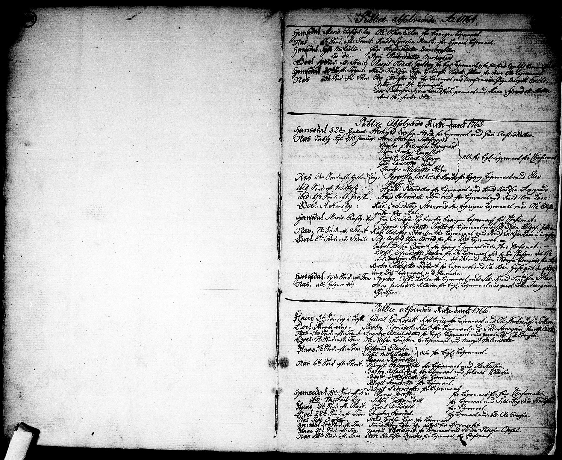 Nes kirkebøker, SAKO/A-236/F/Fa/L0004: Parish register (official) no. 4, 1764-1786, p. 453-454