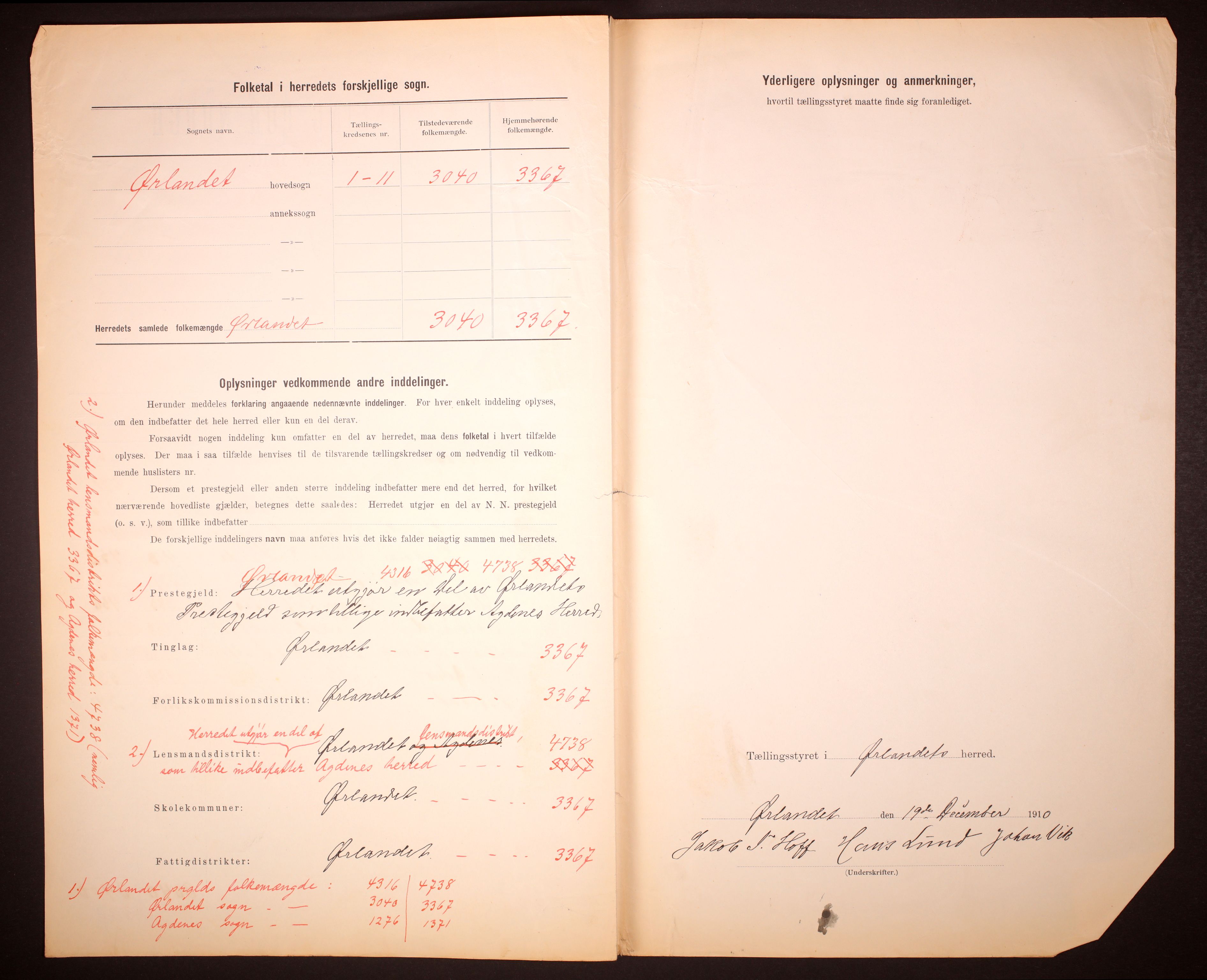 RA, 1910 census for Ørland, 1910, p. 3