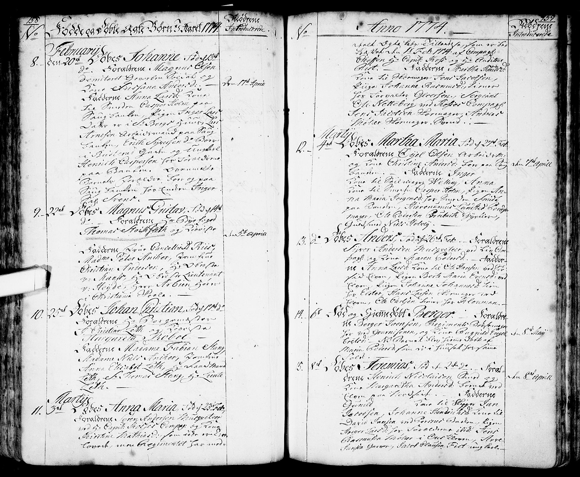 Halden prestekontor Kirkebøker, SAO/A-10909/F/Fa/L0001: Parish register (official) no. I 1, 1758-1791, p. 158-159