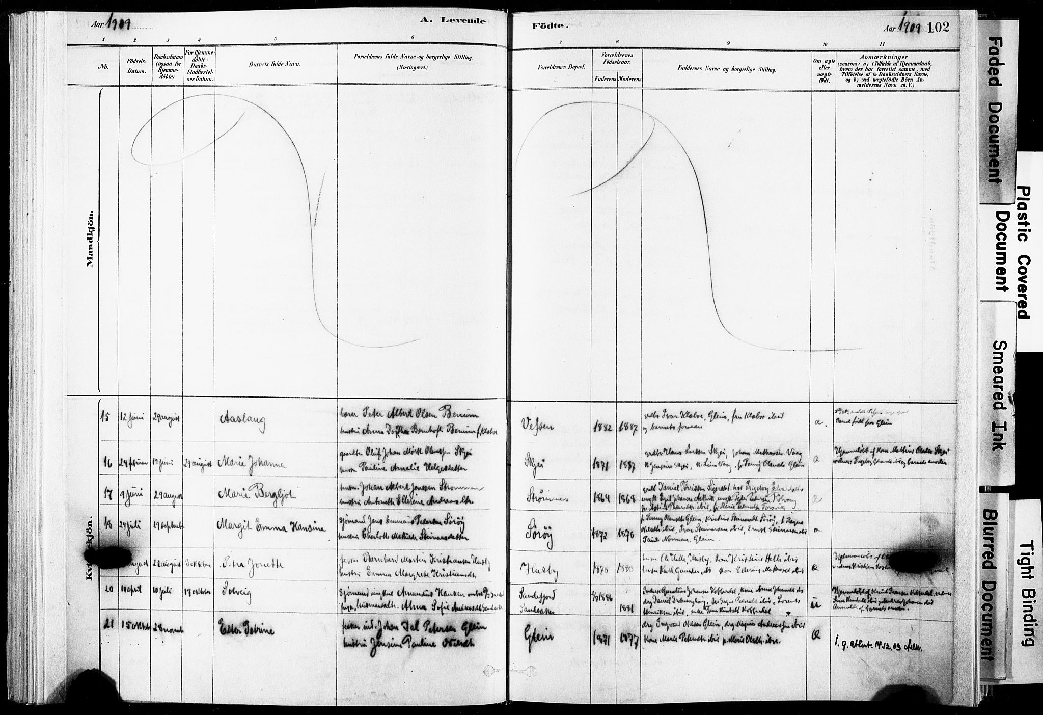 Ministerialprotokoller, klokkerbøker og fødselsregistre - Nordland, AV/SAT-A-1459/835/L0525: Parish register (official) no. 835A03I, 1881-1910, p. 102