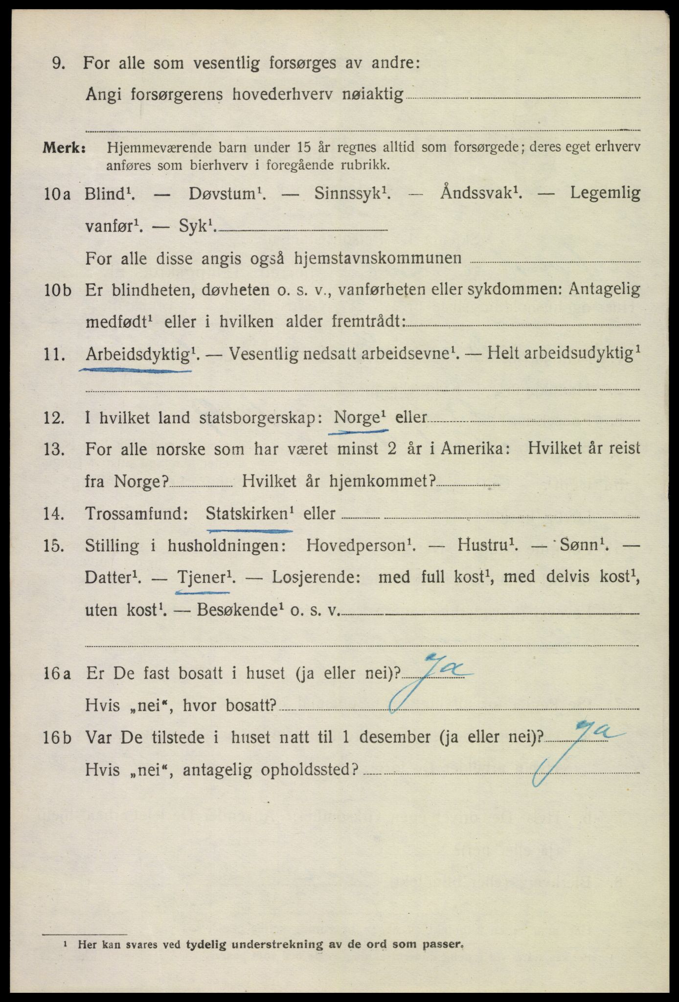 SAH, 1920 census for Nord-Odal, 1920, p. 2370