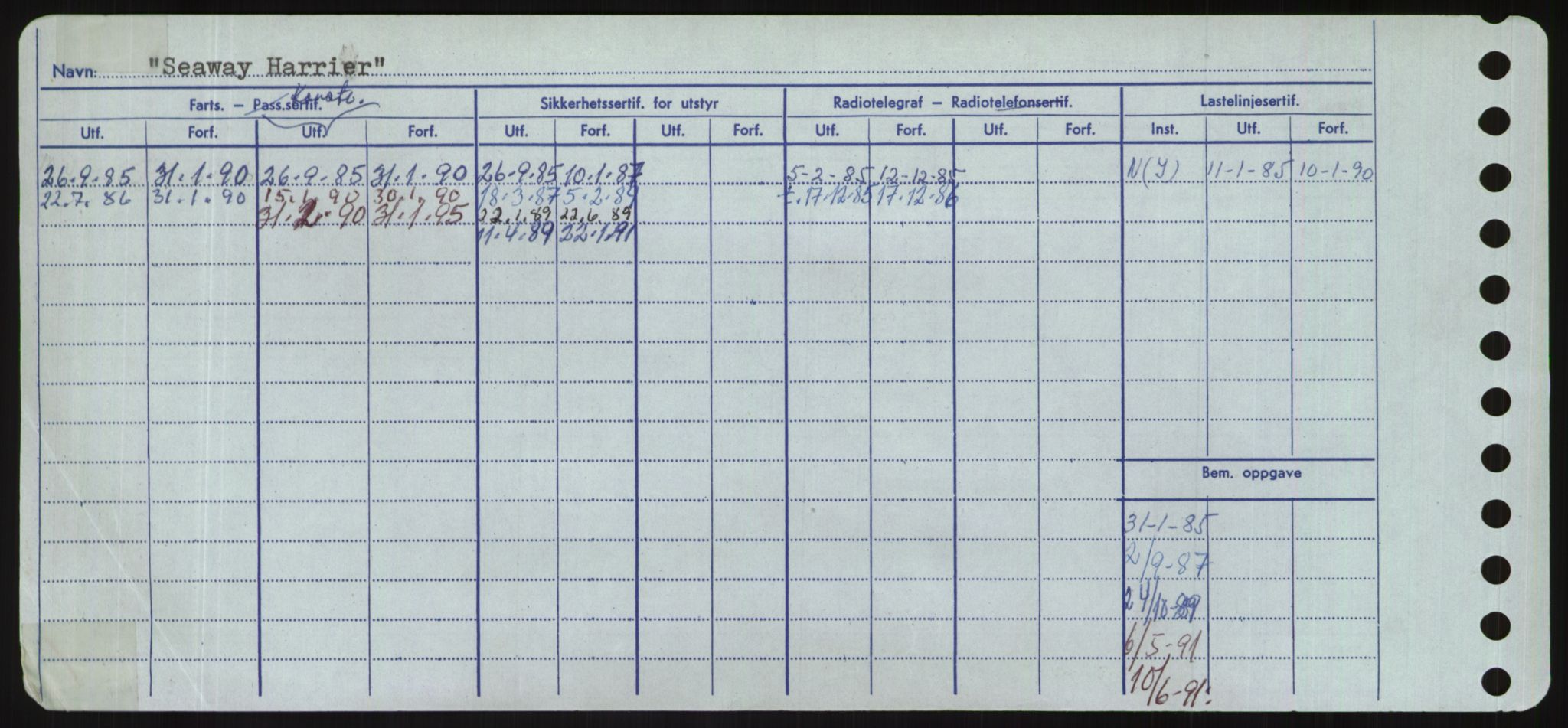 Sjøfartsdirektoratet med forløpere, Skipsmålingen, RA/S-1627/H/Hd/L0032: Fartøy, San-Seve, p. 386