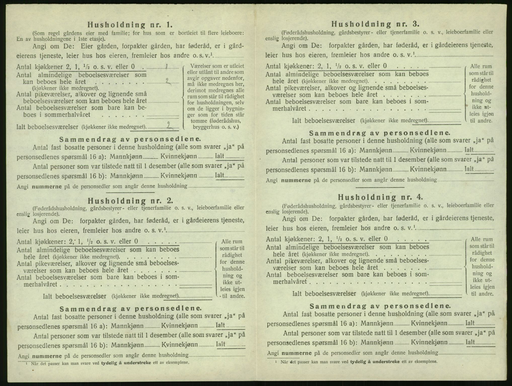 SAK, 1920 census for Søndeled, 1920, p. 298