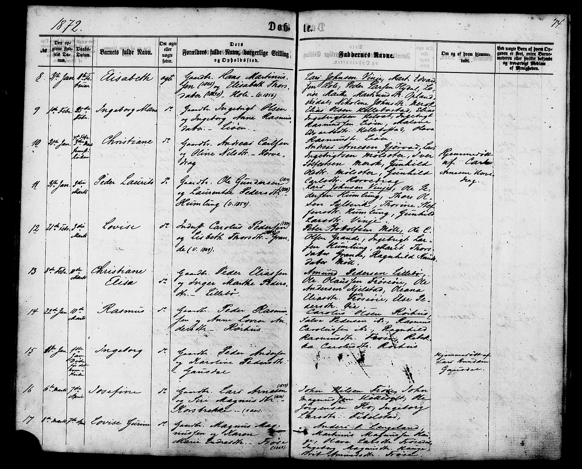 Ministerialprotokoller, klokkerbøker og fødselsregistre - Møre og Romsdal, AV/SAT-A-1454/517/L0226: Parish register (official) no. 517A06, 1862-1881, p. 74