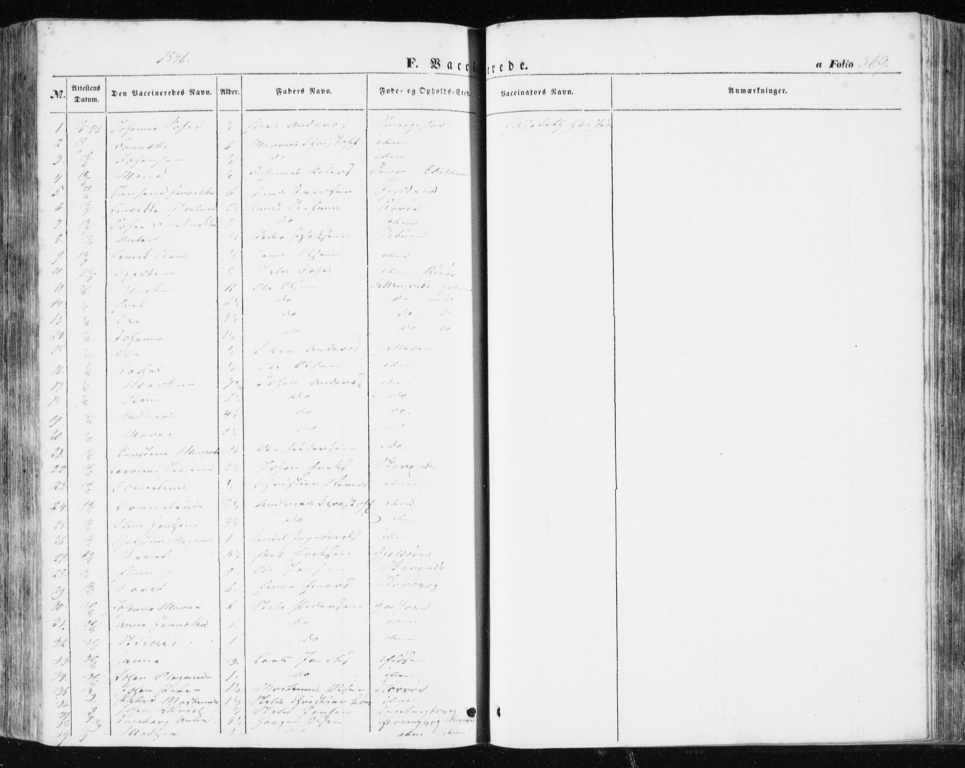 Ministerialprotokoller, klokkerbøker og fødselsregistre - Sør-Trøndelag, SAT/A-1456/634/L0529: Parish register (official) no. 634A05, 1843-1851, p. 369