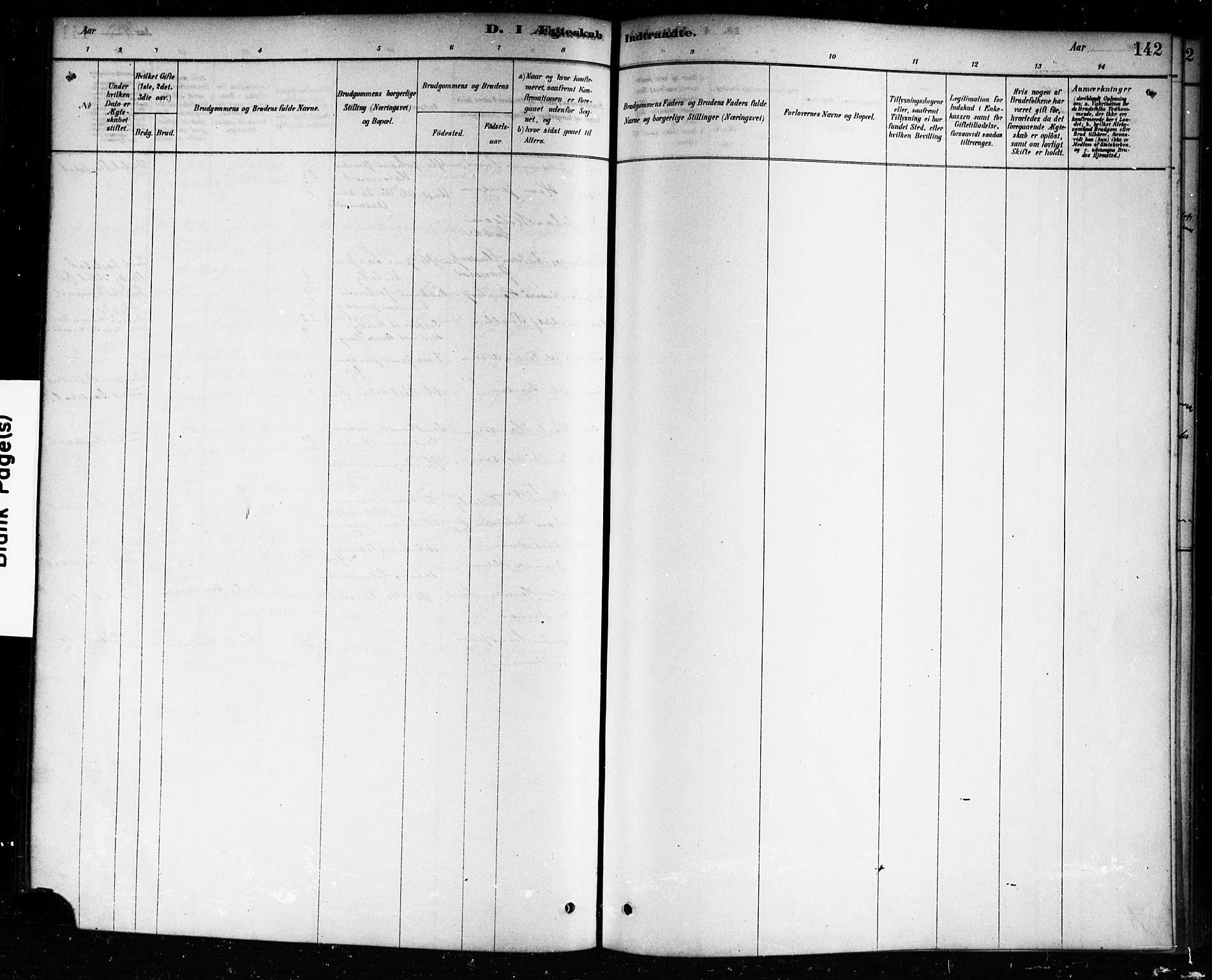 Aremark prestekontor Kirkebøker, AV/SAO-A-10899/F/Fb/L0004: Parish register (official) no. II 4, 1878-1895, p. 142