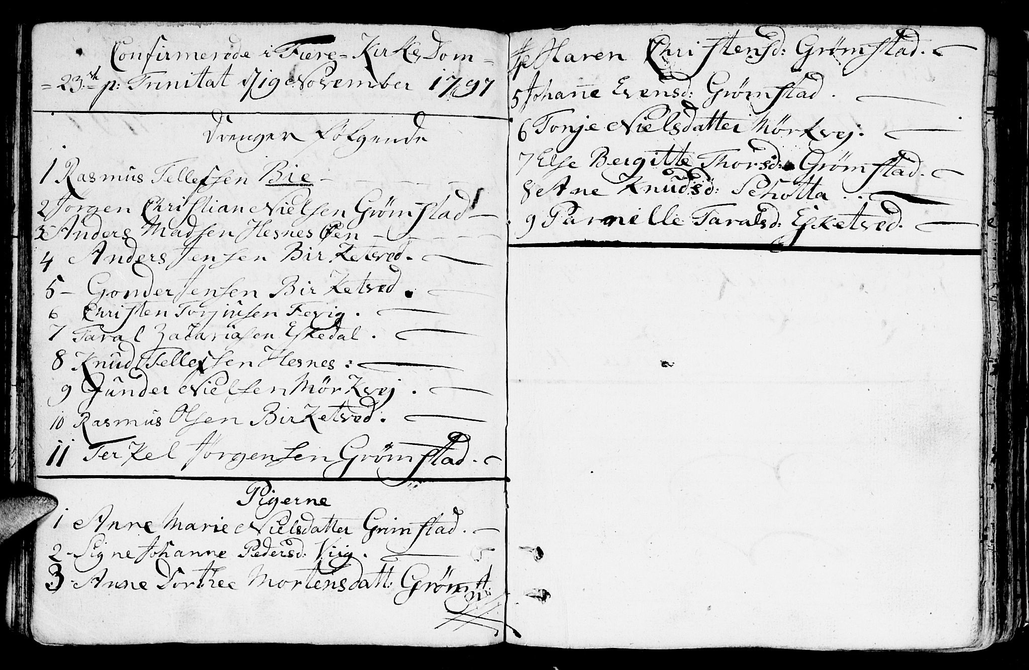Fjære sokneprestkontor, SAK/1111-0011/F/Fb/L0005: Parish register (copy) no. B 5, 1785-1803, p. 166