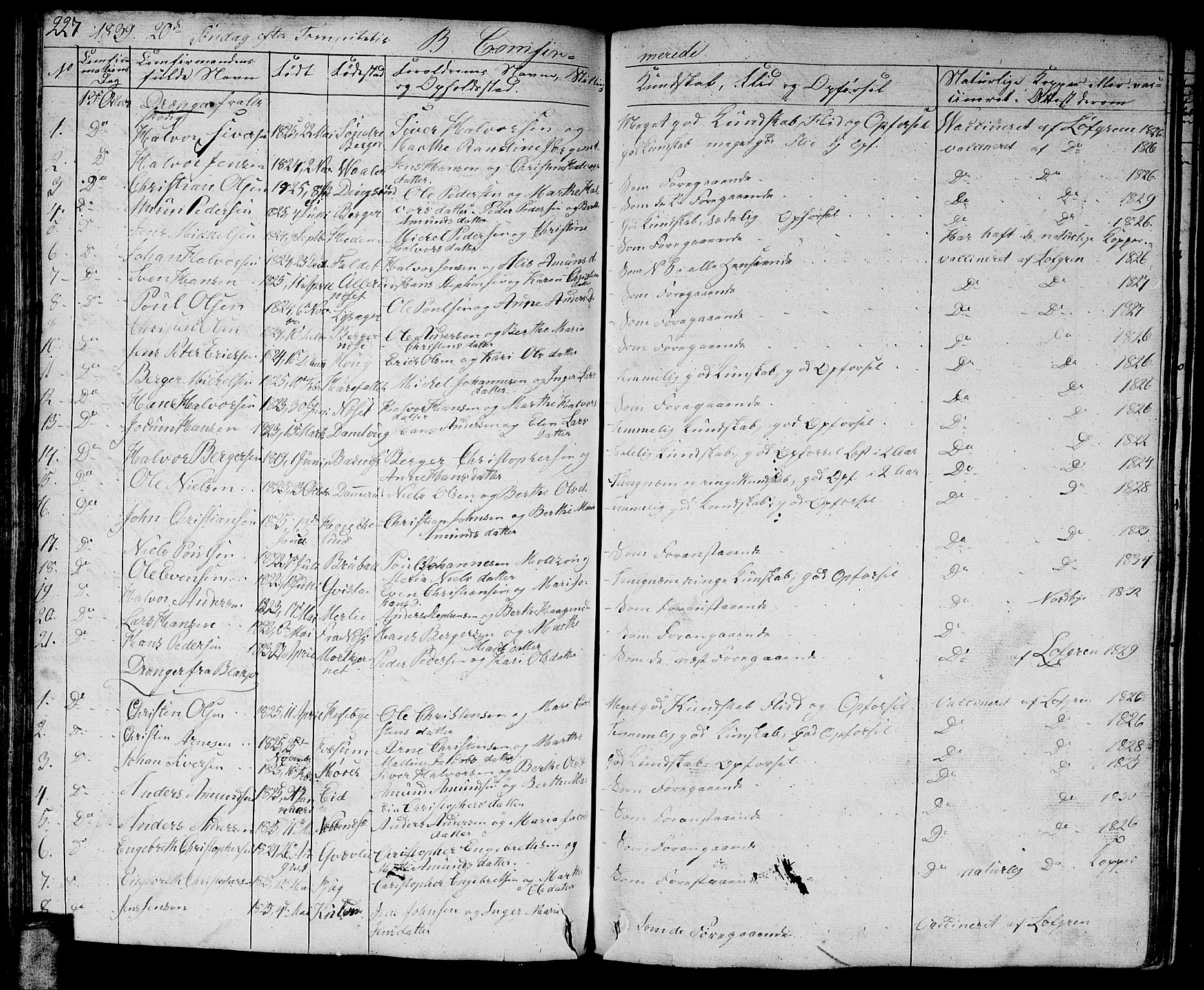 Aurskog prestekontor Kirkebøker, AV/SAO-A-10304a/G/Ga/L0002: Parish register (copy) no. I 2, 1829-1857, p. 227