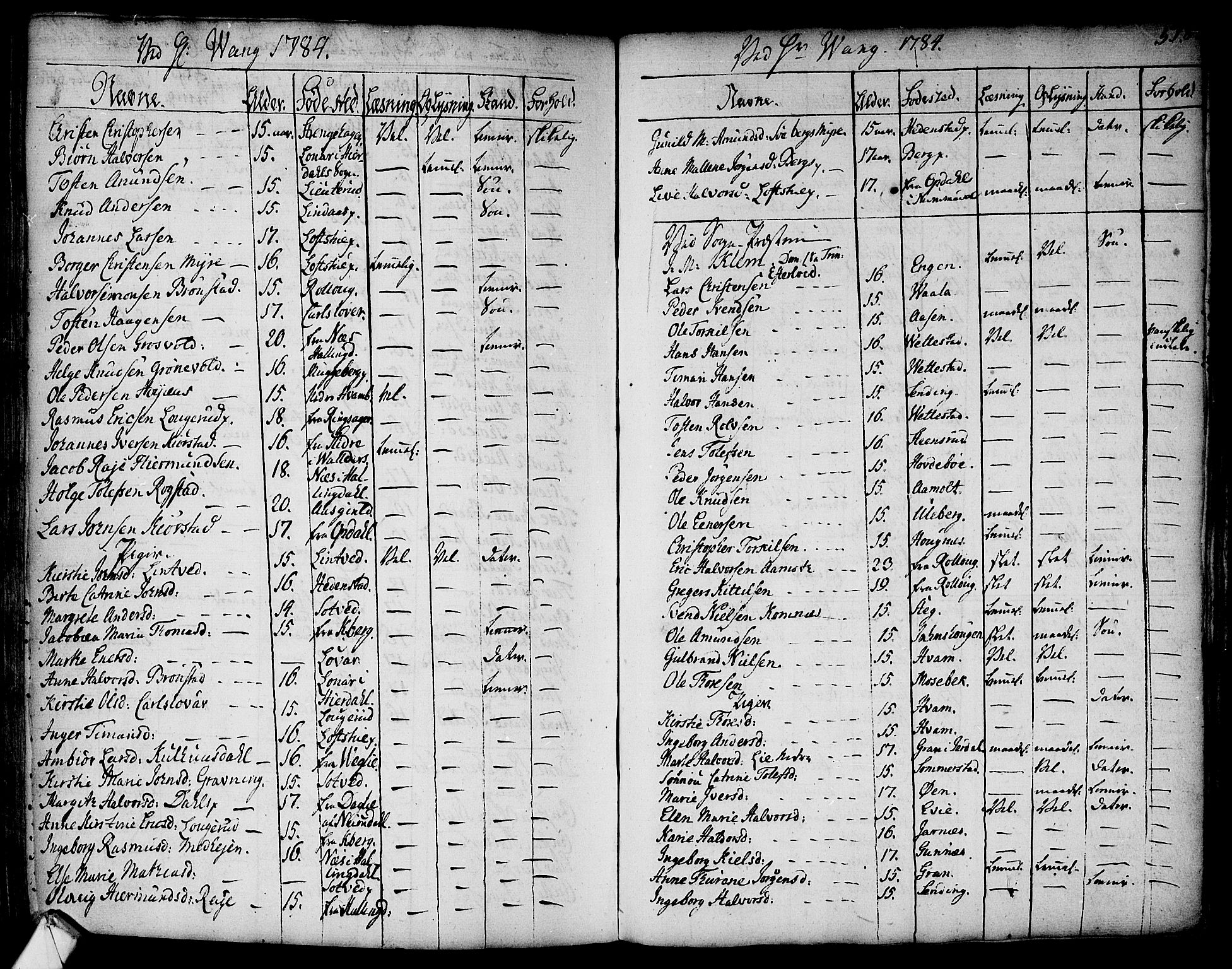 Sandsvær kirkebøker, AV/SAKO-A-244/F/Fa/L0002a: Parish register (official) no. I 2, 1725-1809, p. 518