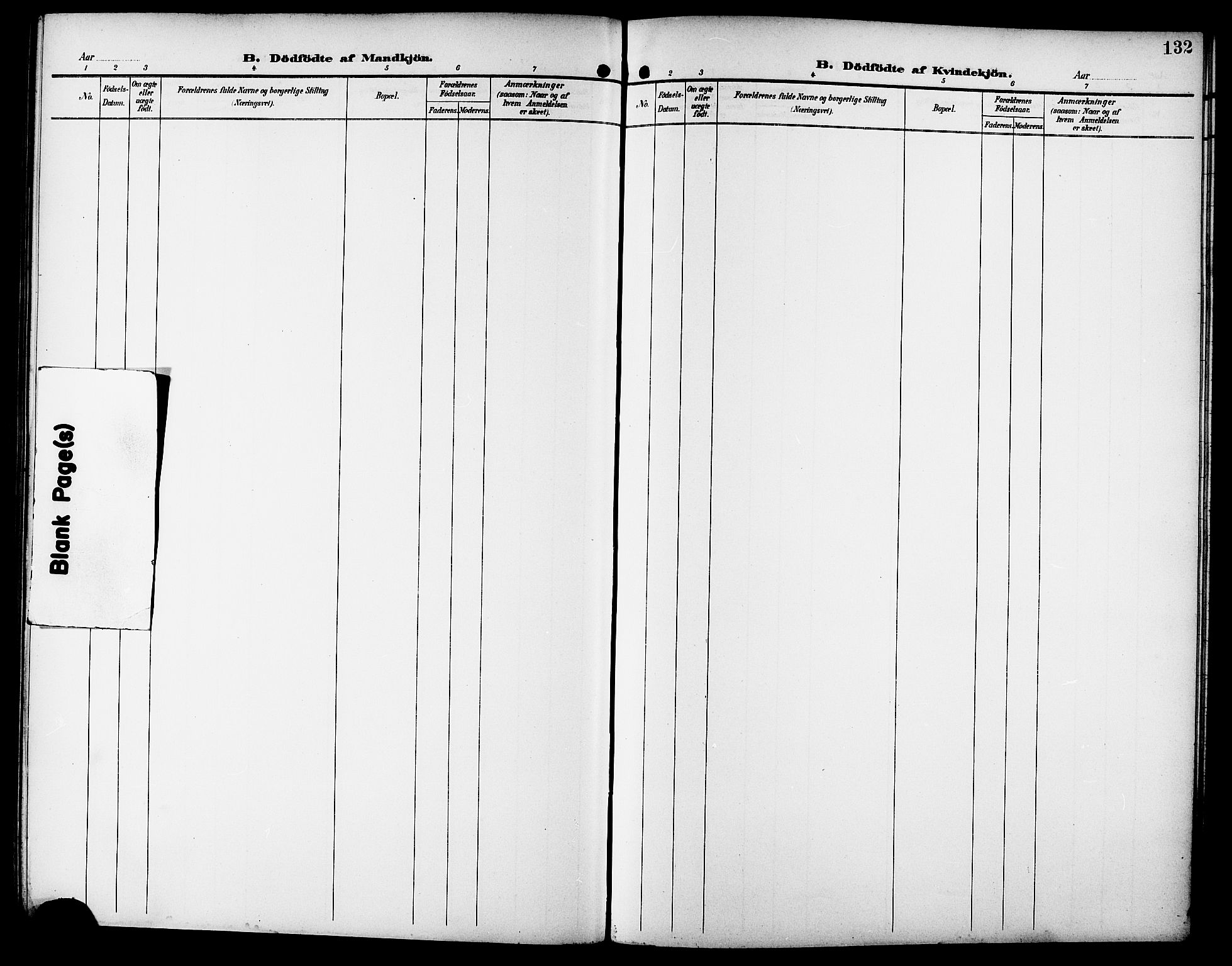 Ministerialprotokoller, klokkerbøker og fødselsregistre - Møre og Romsdal, SAT/A-1454/523/L0341: Parish register (copy) no. 523C04, 1903-1916, p. 132