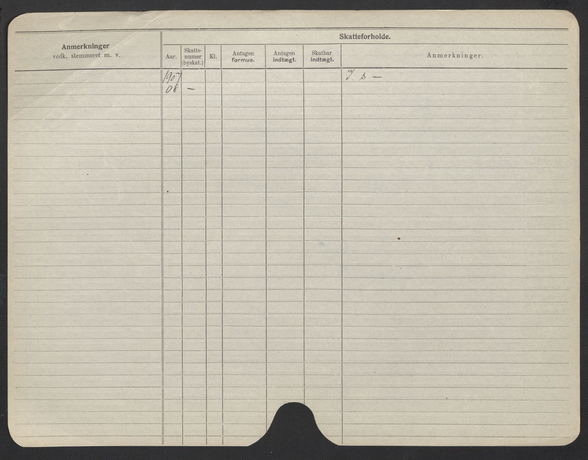 Oslo folkeregister, Registerkort, SAO/A-11715/F/Fa/Fac/L0023: Kvinner, 1906-1914, p. 305b