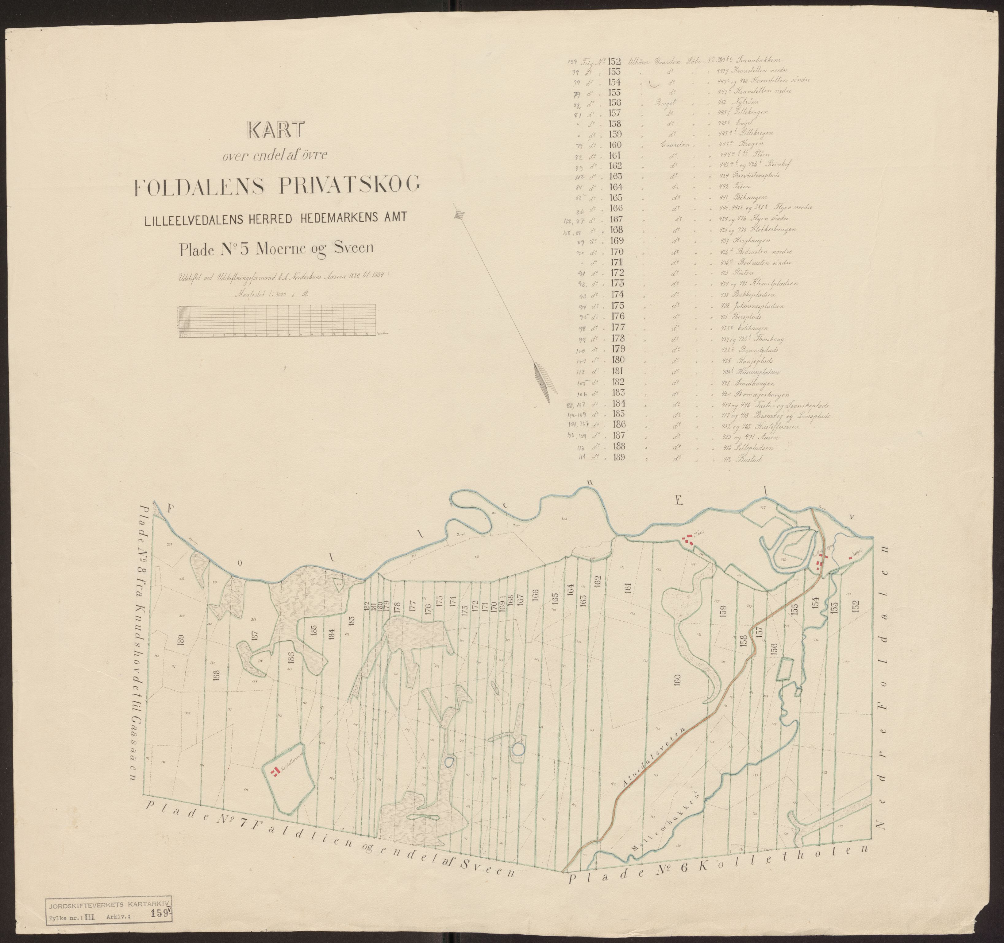 Jordskifteverkets kartarkiv, RA/S-3929/T, 1859-1988, p. 215