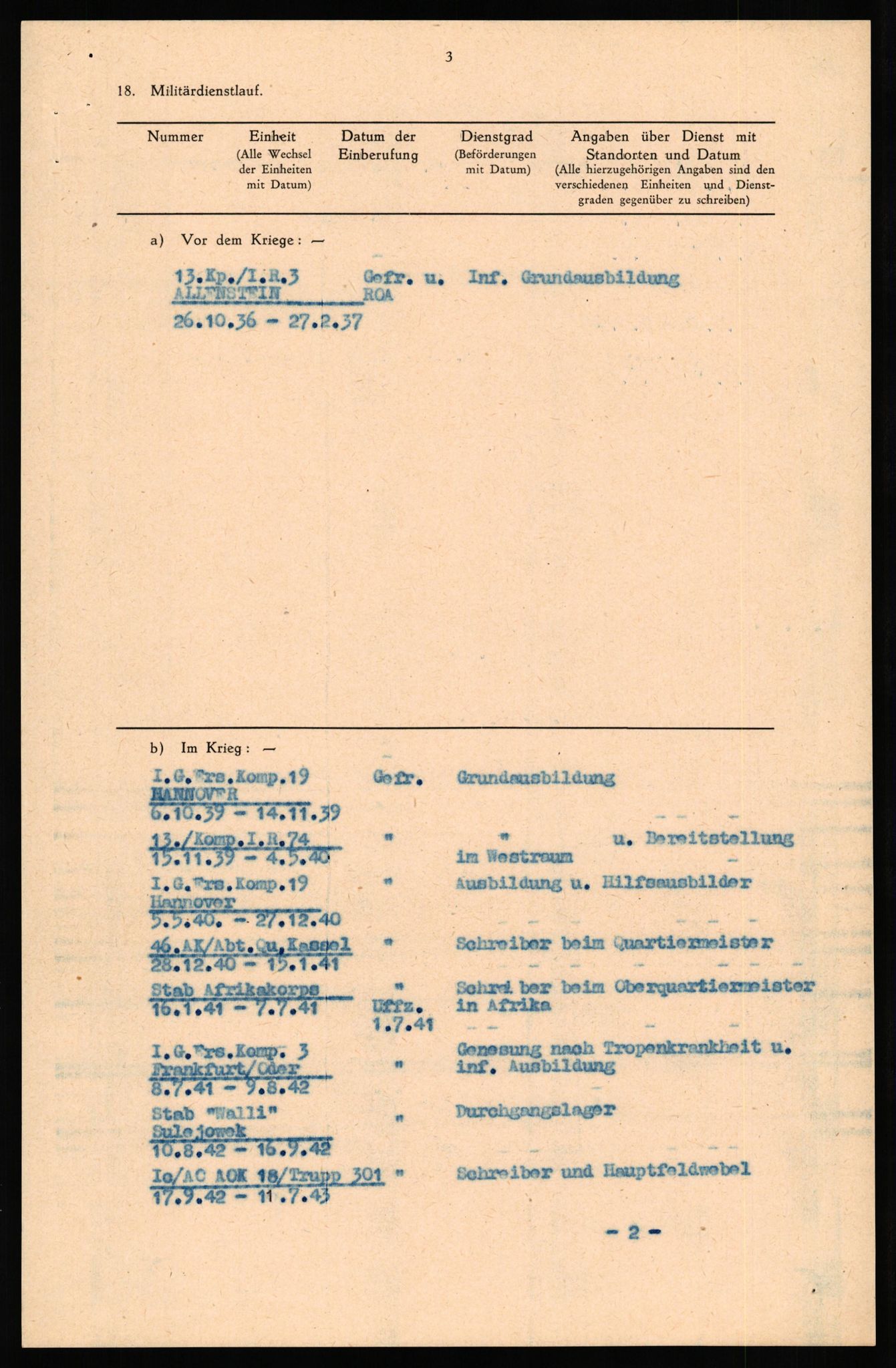 Forsvaret, Forsvarets overkommando II, AV/RA-RAFA-3915/D/Db/L0037: CI Questionaires. Tyske okkupasjonsstyrker i Norge. Tyskere., 1945-1946, p. 74