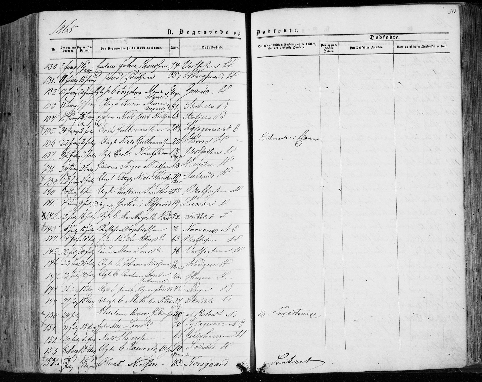 Eiker kirkebøker, AV/SAKO-A-4/F/Fa/L0016: Parish register (official) no. I 16, 1860-1868, p. 563