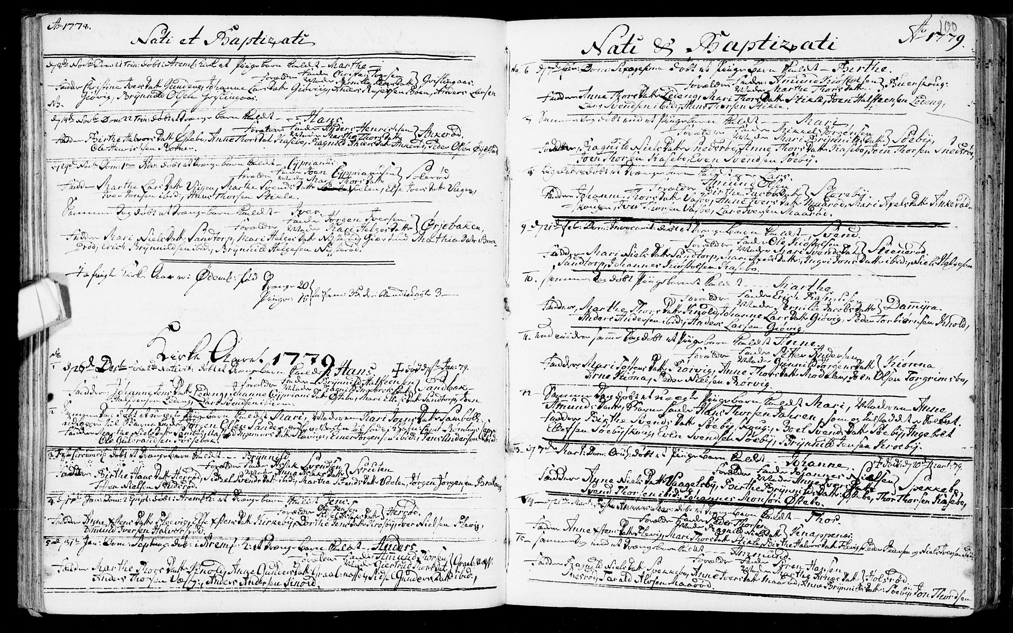 Aremark prestekontor Kirkebøker, SAO/A-10899/F/Fb/L0002: Parish register (official) no.  II 2, 1745-1795, p. 100
