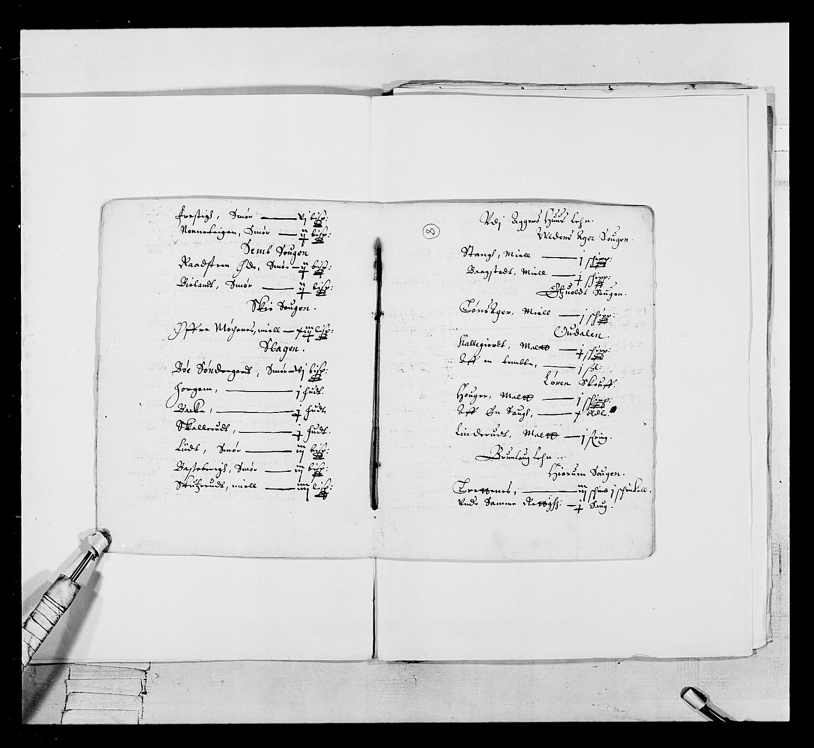 Stattholderembetet 1572-1771, AV/RA-EA-2870/Ek/L0017/0001: Jordebøker 1633-1658: / Adelsjordebøker, 1633-1639, p. 106